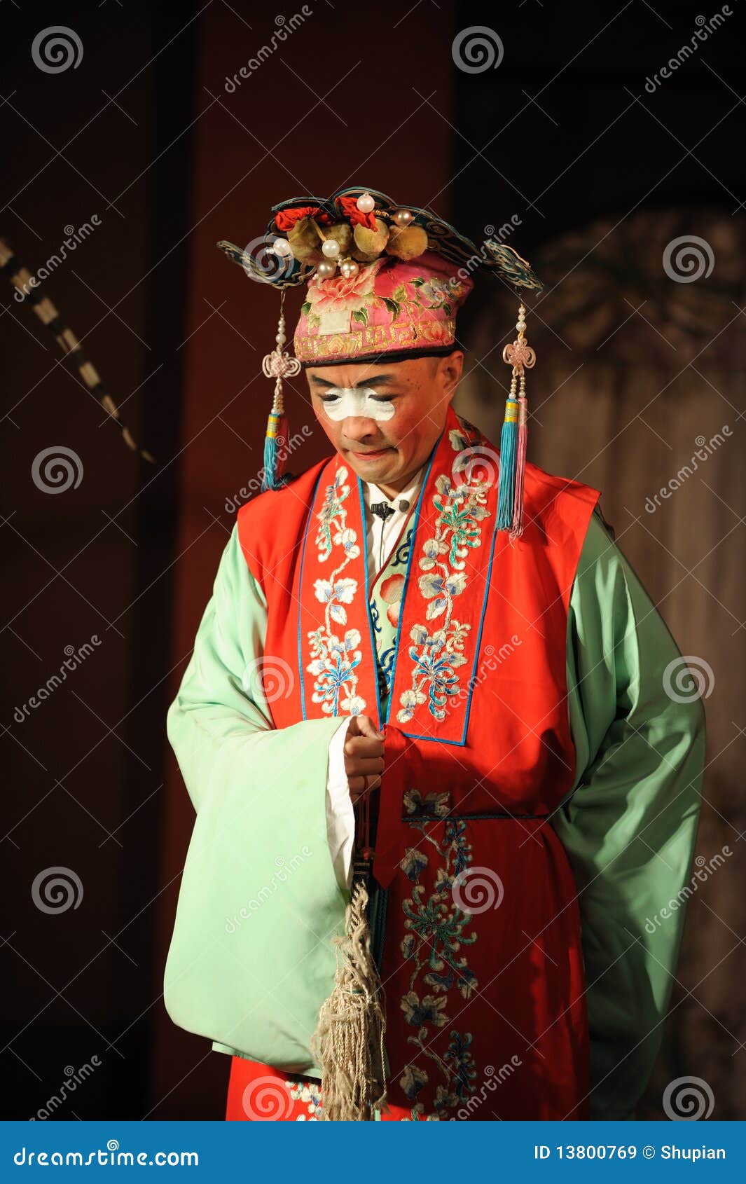 China opera clown stock image. Image of actor, costume 13800769