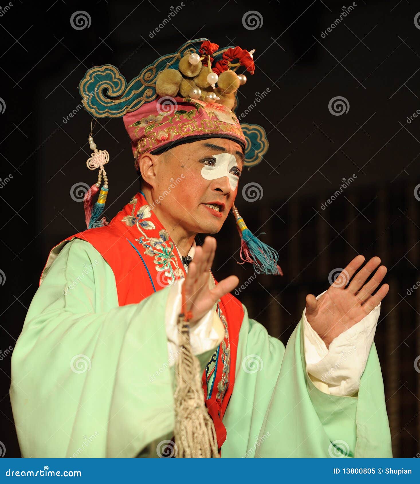 China Opera Clown Royalty Free Stock Photo Image 13800805
