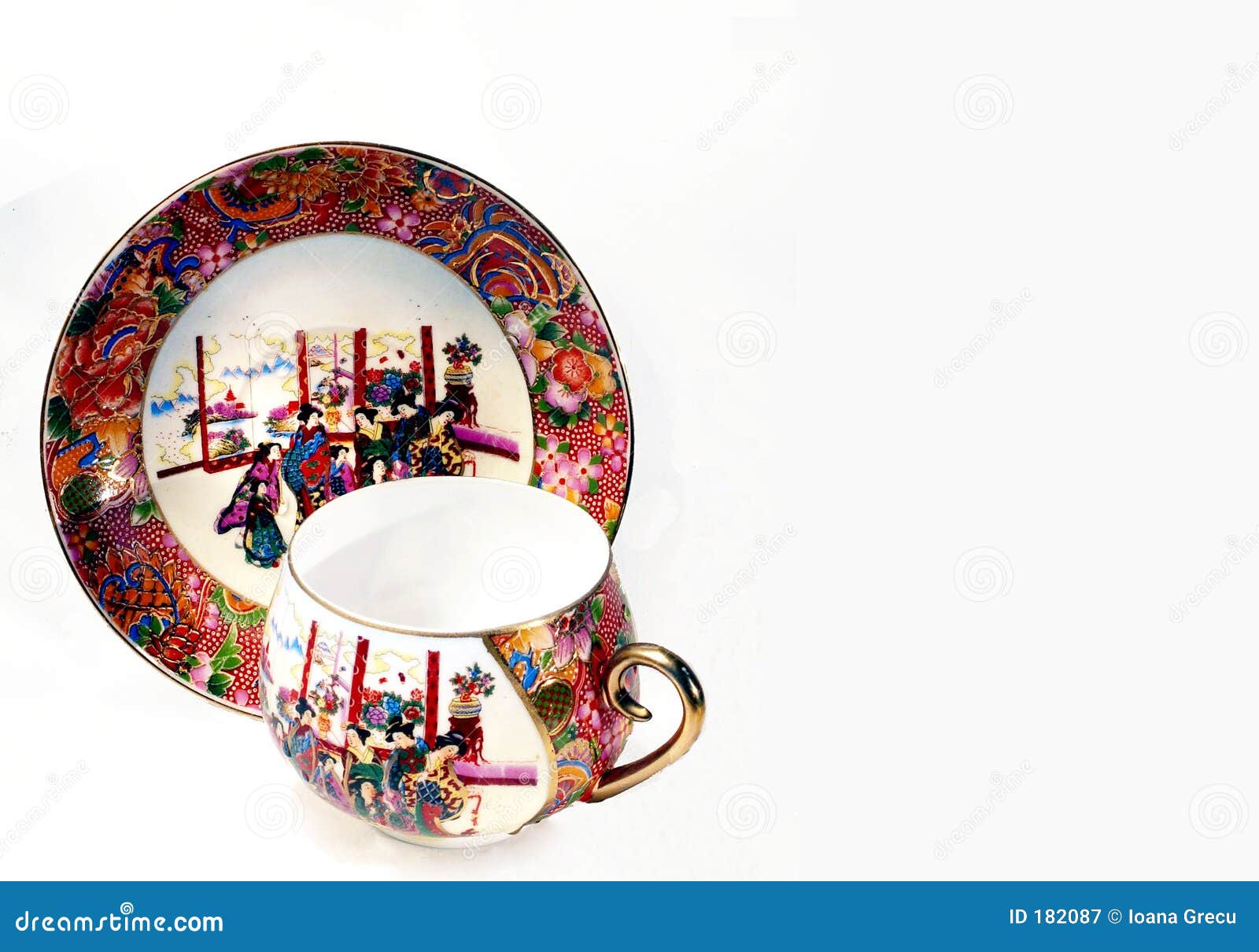 China porcelain tea cup stock image. Image of white, house - 182087