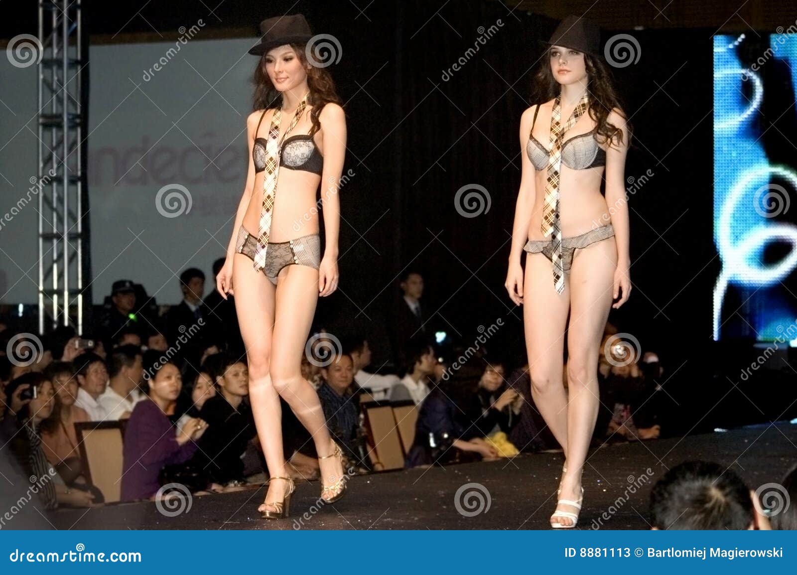 Erotic underwear fashion show