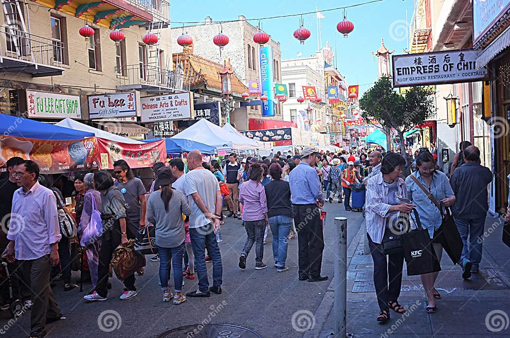 Chinatown Annual Autumn Moon Festival Editorial Photo Image of street