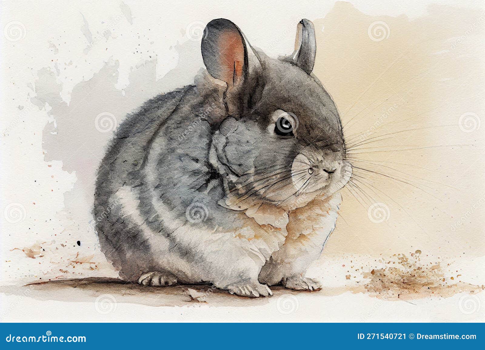 drawing of my pet chinchilla violet by GreatWhitewolfspirit on DeviantArt