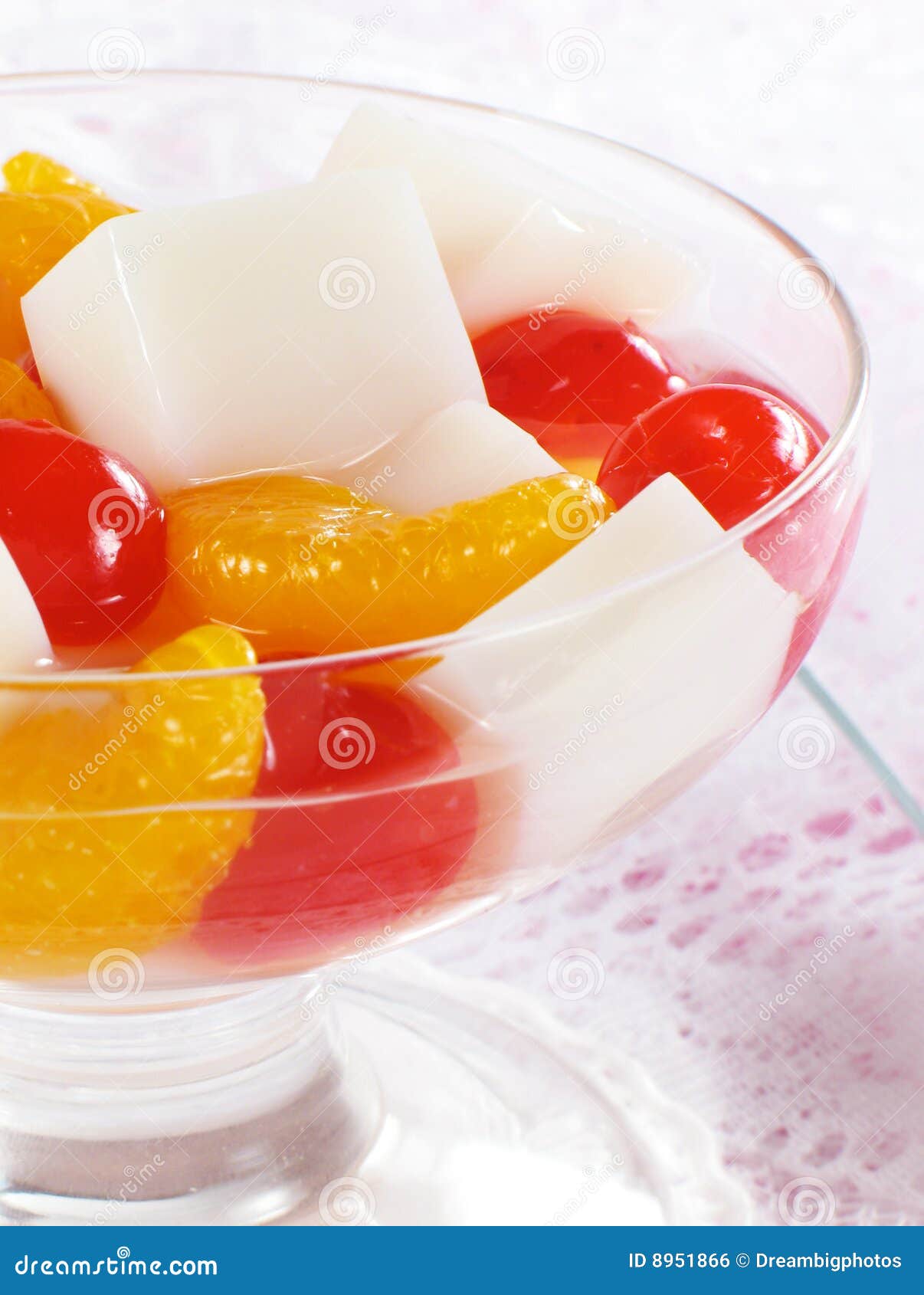 Chinese Almond Jelly stock photo. Image of dessert, mandarin 8951866