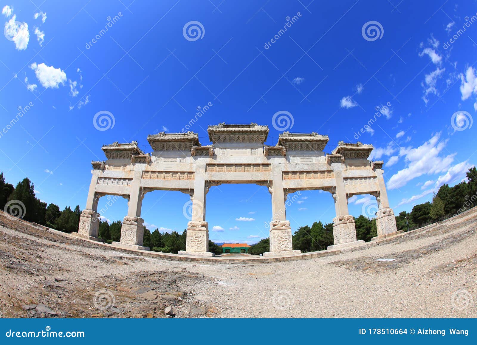 Chinese ancient stone arch stock photo. Image of cultural 178510664