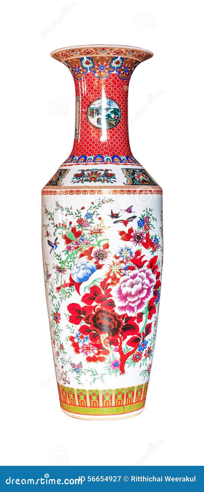 Chinese antique vase stock image. Image of beautiful 56654927