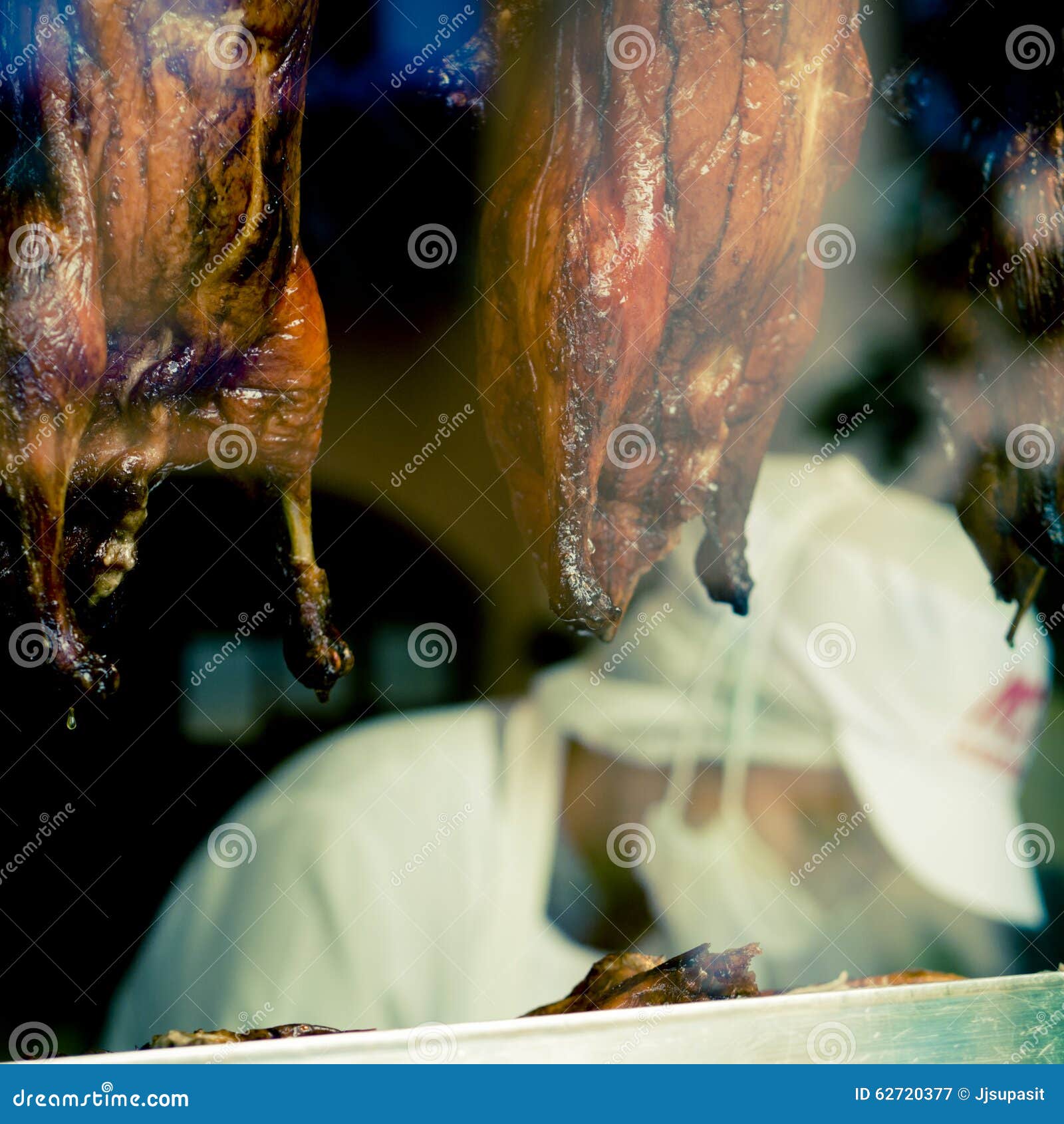 Chinese bbq roasted duck stock image. Image of hanging 62720377