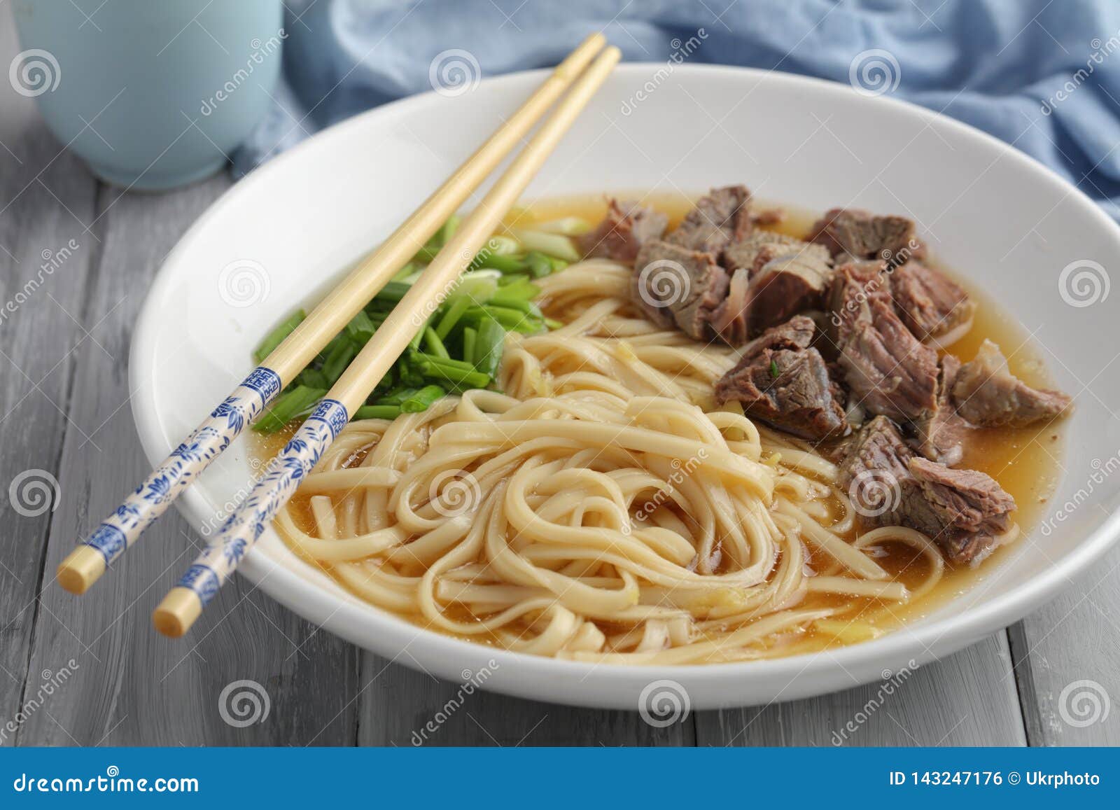 Chinese Beef Shank Noodle Soup Stock Photo Image of veal, noodle