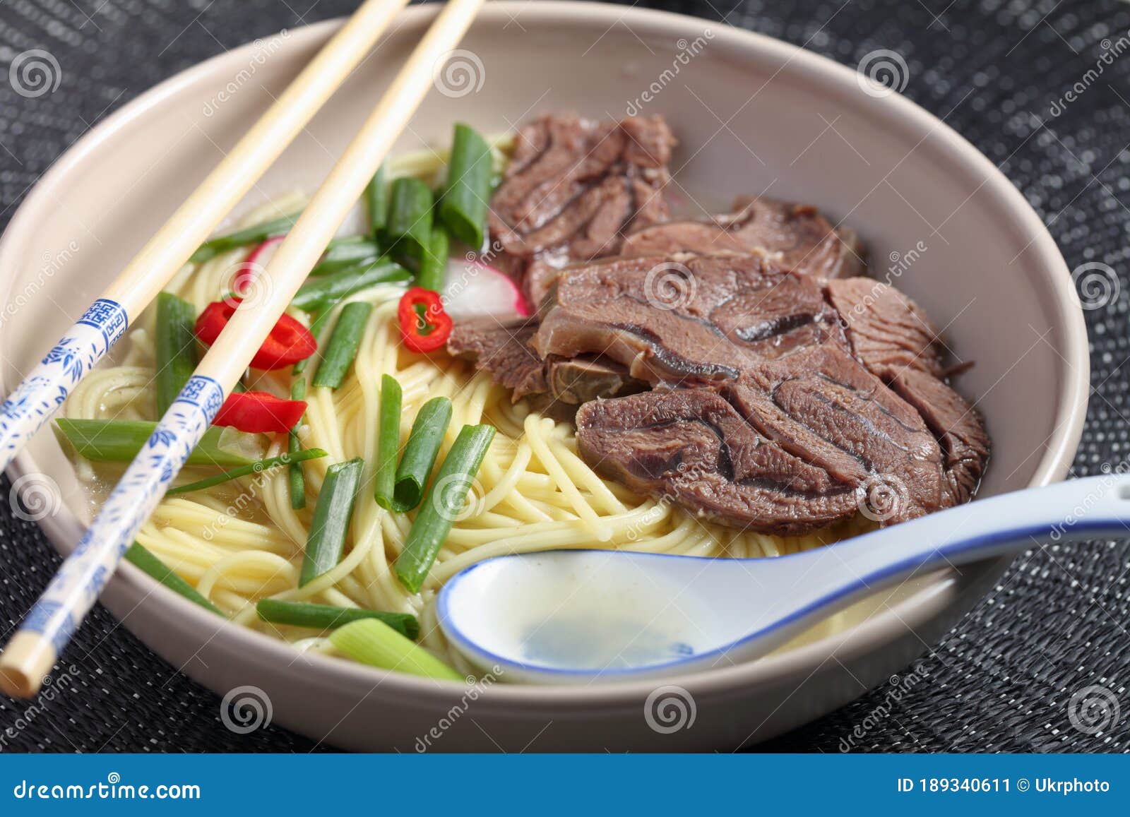Chinese Beef Shank Noodle Soup Stock Image - Image of noodle, pasta
