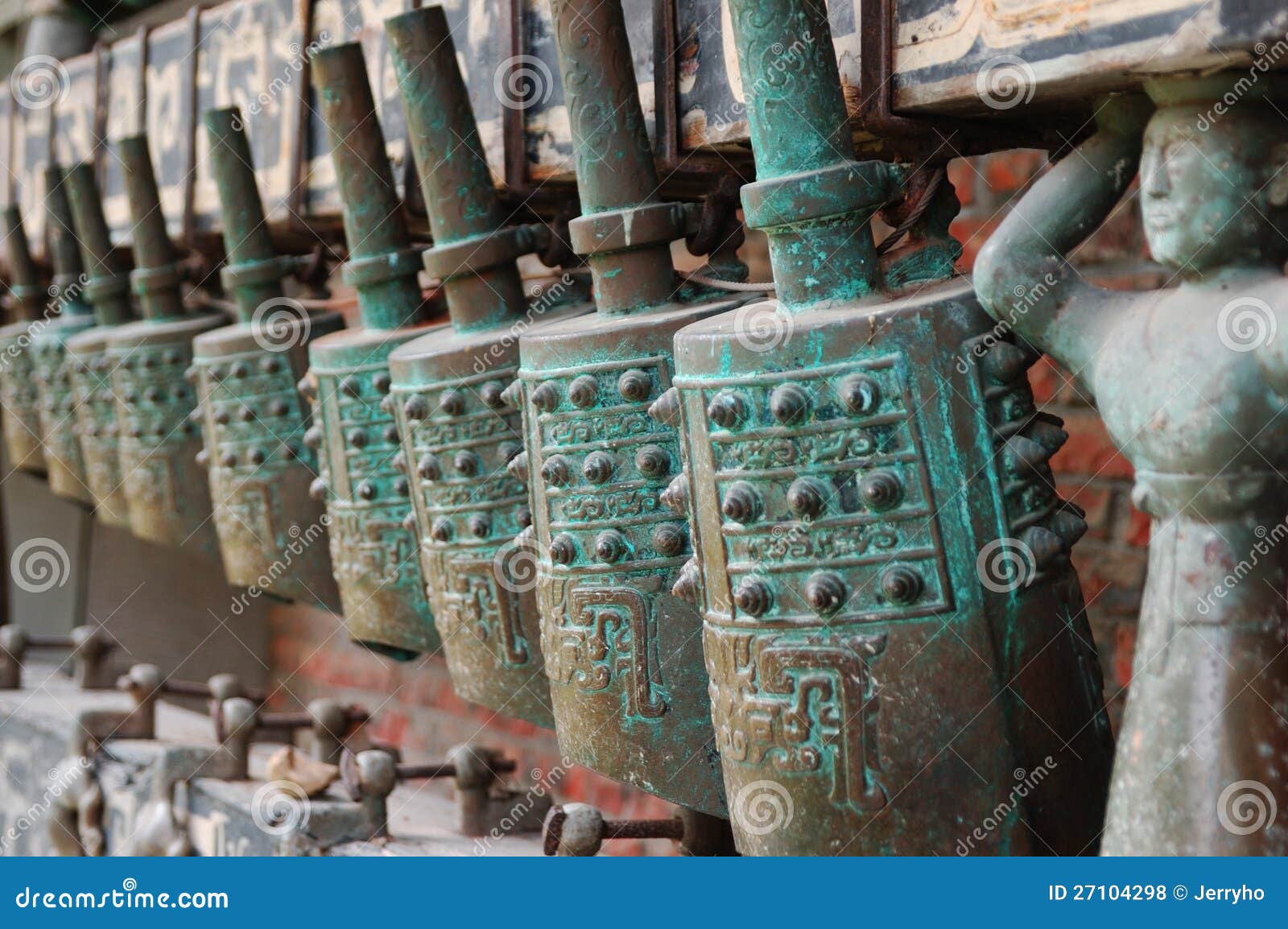 Chinese bells stock photo. Image of bell, bronze, hebei 27104298