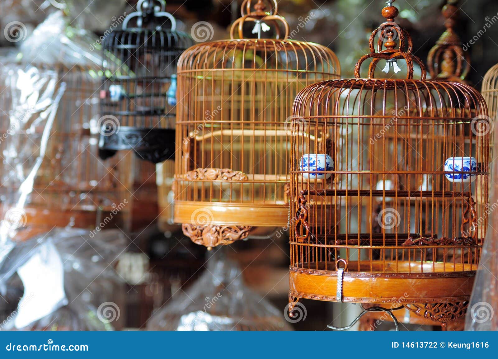 Chinese bird cage stock photo. Image of cages, cube, cage 14613722