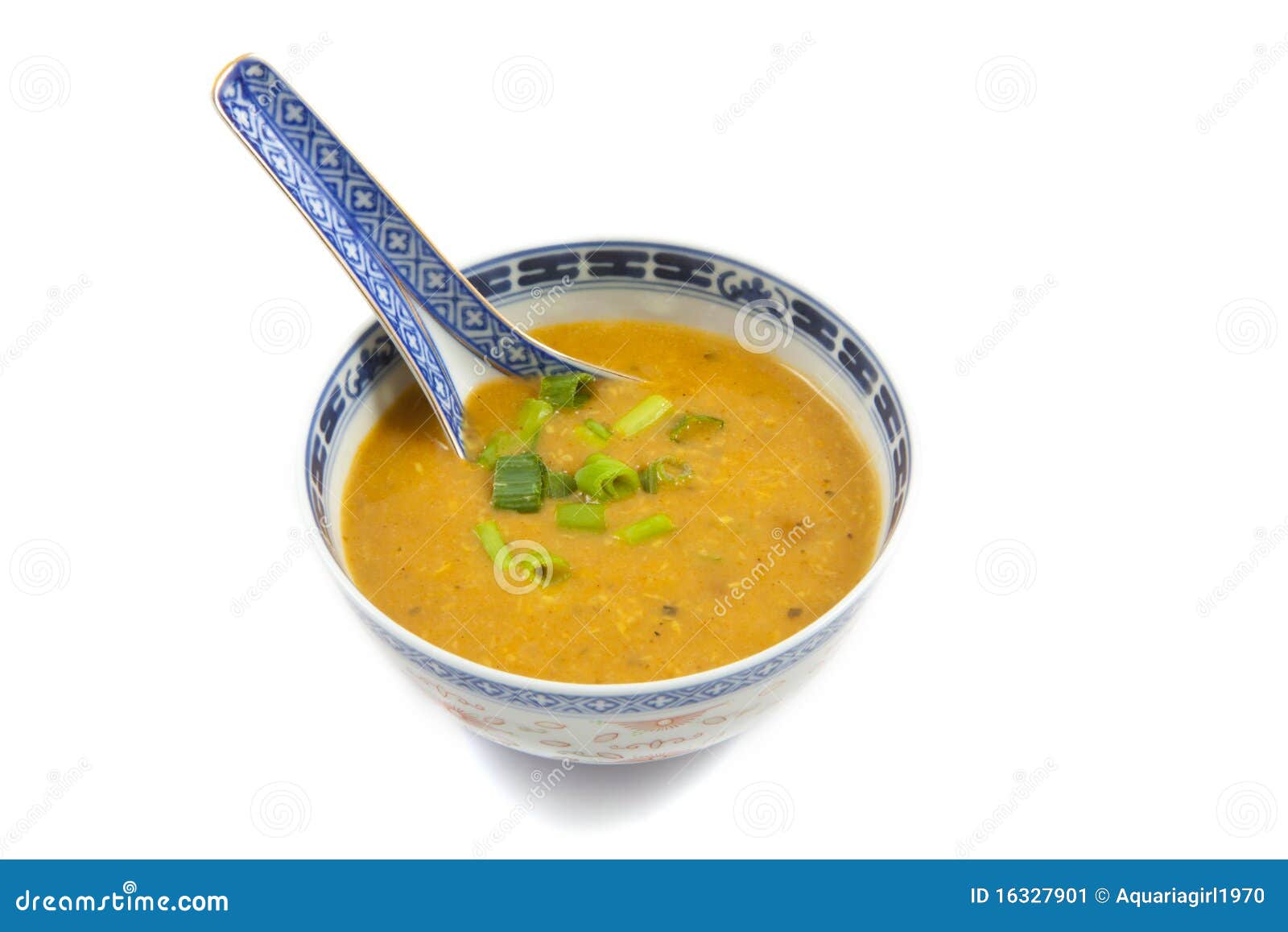 Chinese Bowl With Soup Stock Image Image 16327901