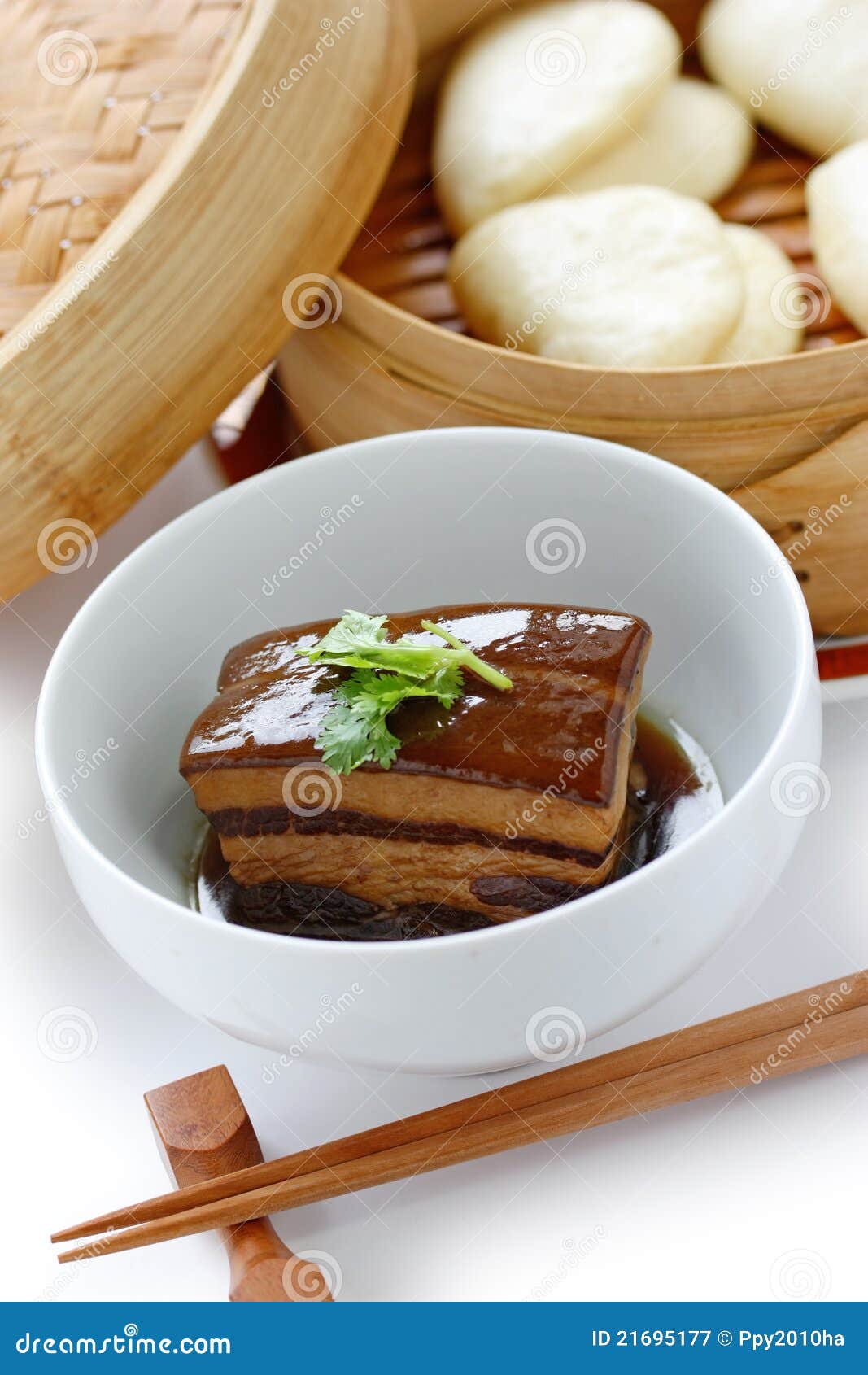 Chinese Braised Pork Belly, Dongpo Pork Stock Image - Image of dinner ...