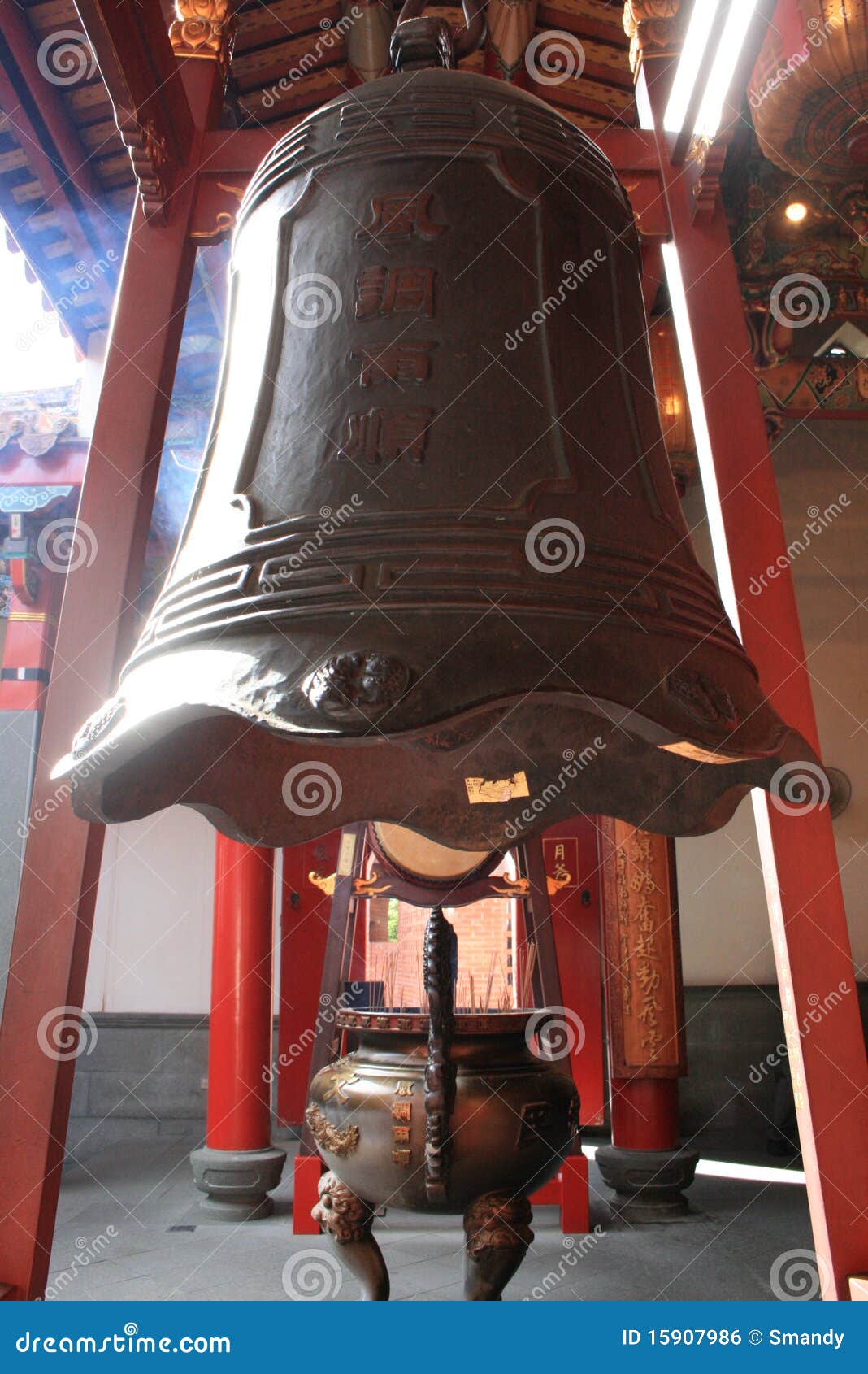 Chinese Buddhist Temple Bell Stock Photo Image of macao, destination