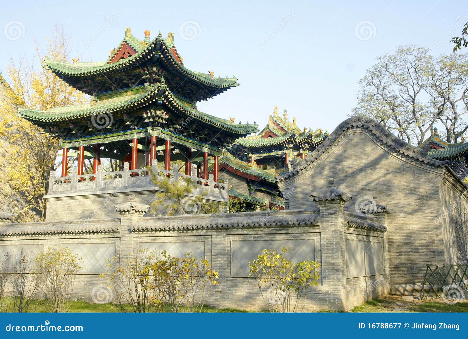 chinese buildings royalty free stock photography - image