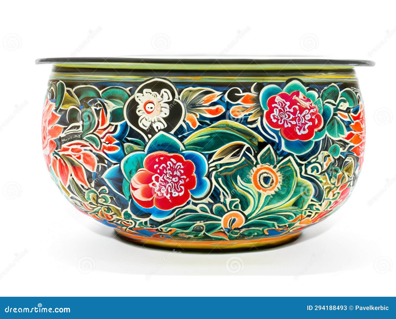 Chinese Ceramic Pot stock illustration. Illustration of brown 294188493