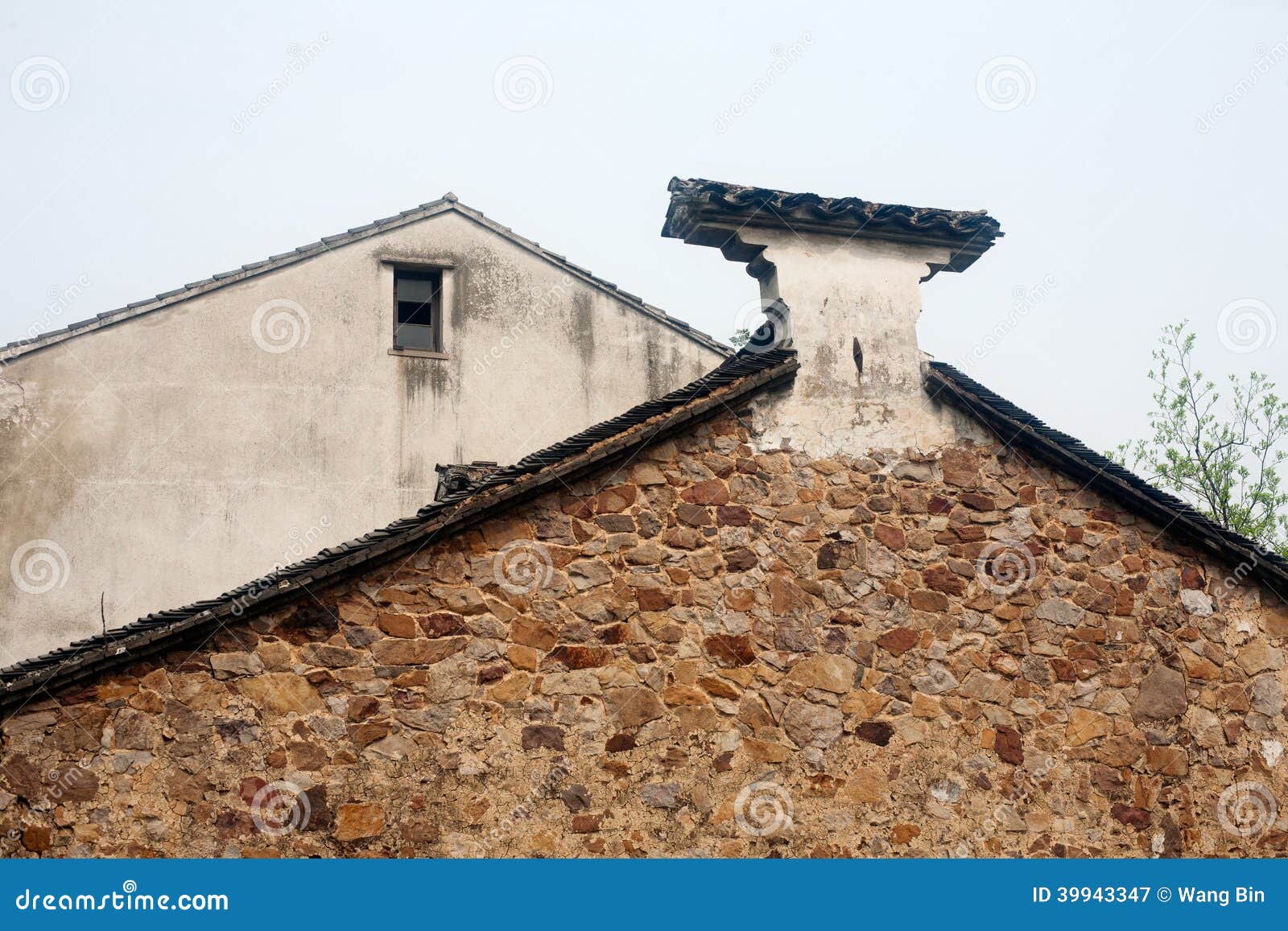 Chinese Characteristics Houses Stock Image - Image of eastward, orient