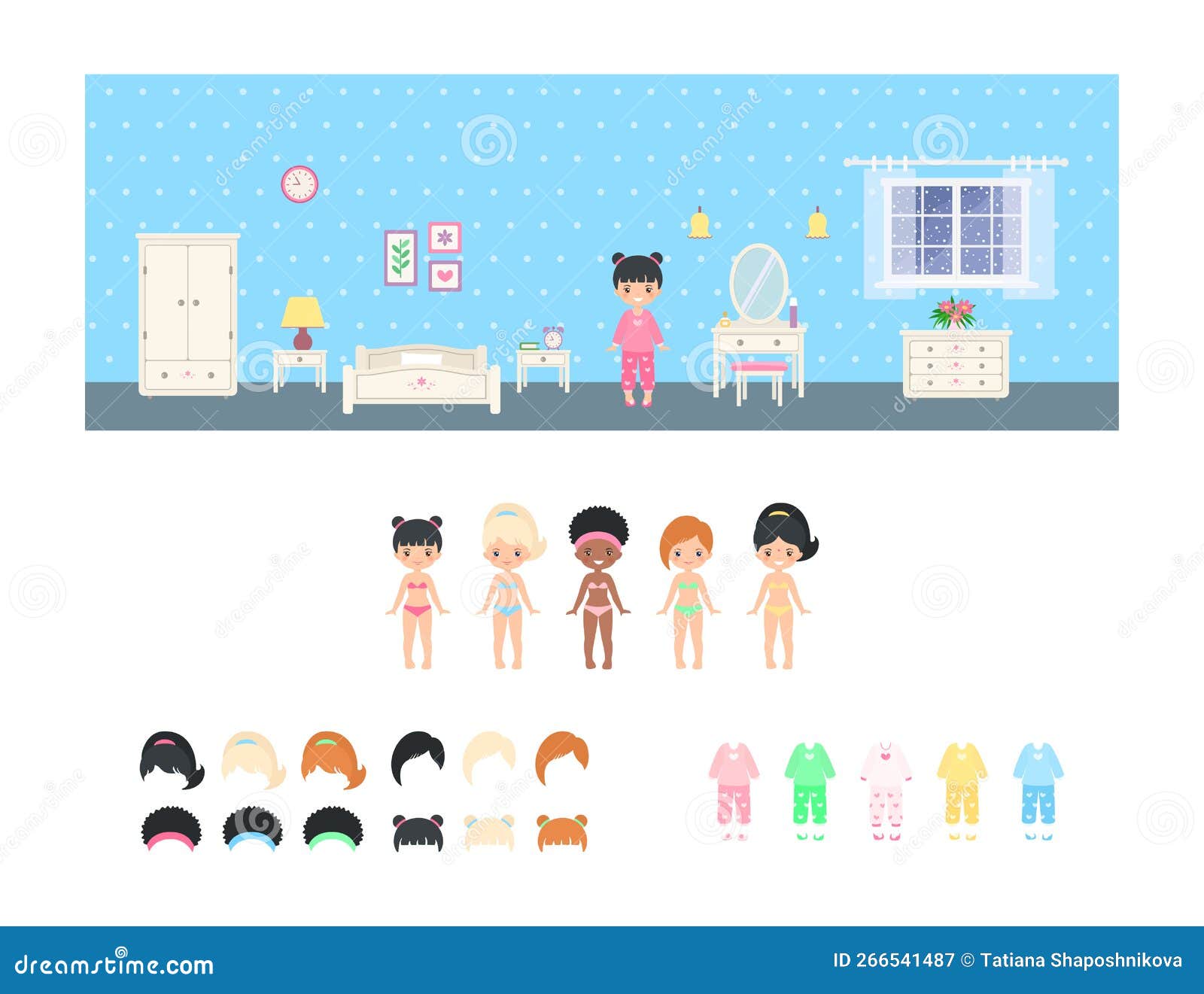 Paper Doll + Paper Doll House