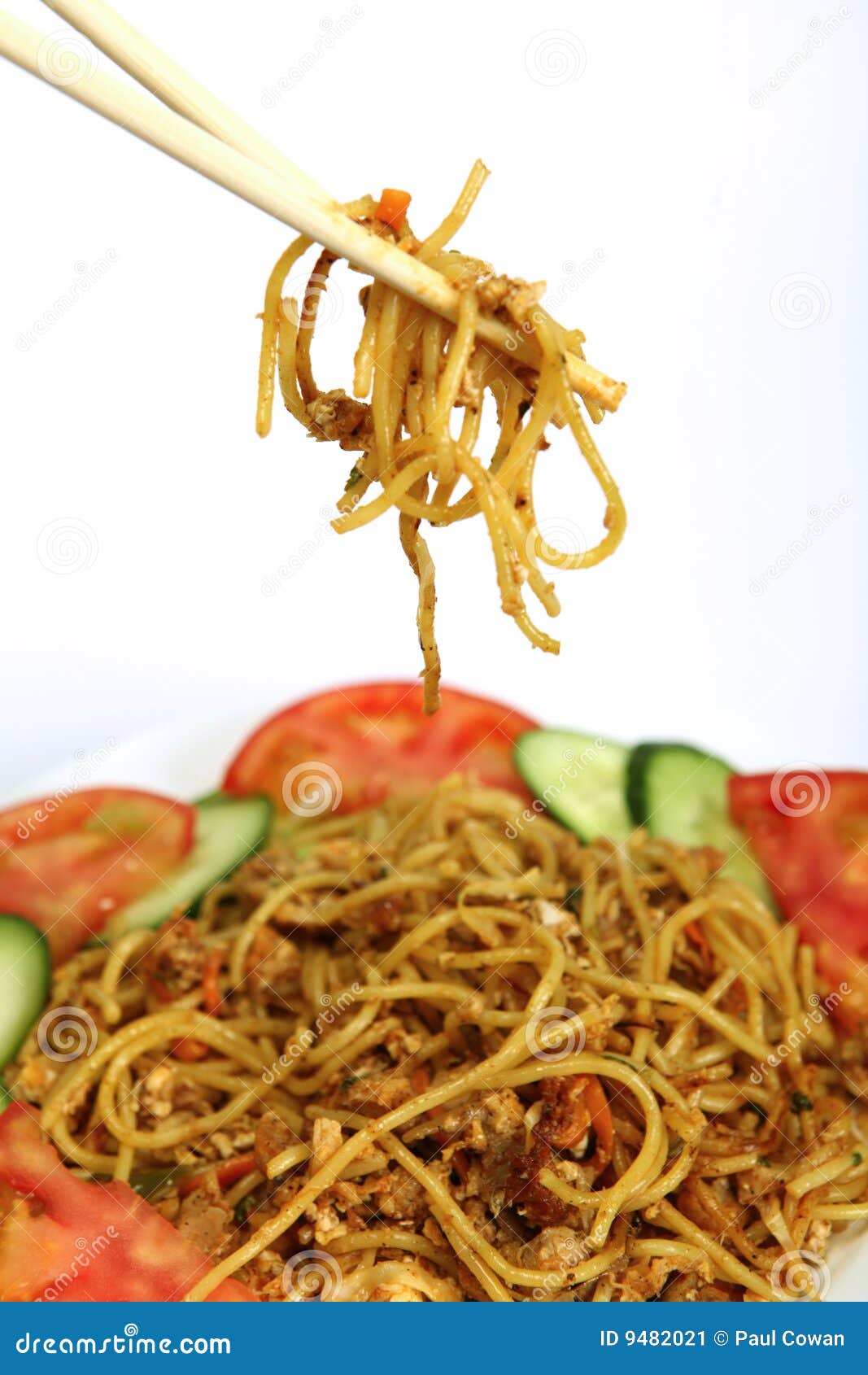 Chinese Chicken Chilli and Garlic Noodles Stock Image Image of chilli, garlic 9482021