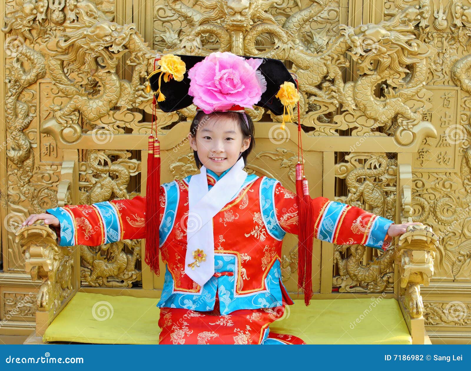 Chinese child stock photo. Image of beautiful, schoolgirl - 7186982