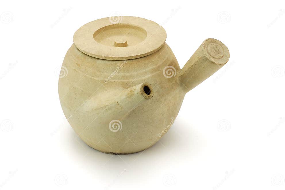 Chinese clay pot stock photo. Image of chinese, herb 12555618