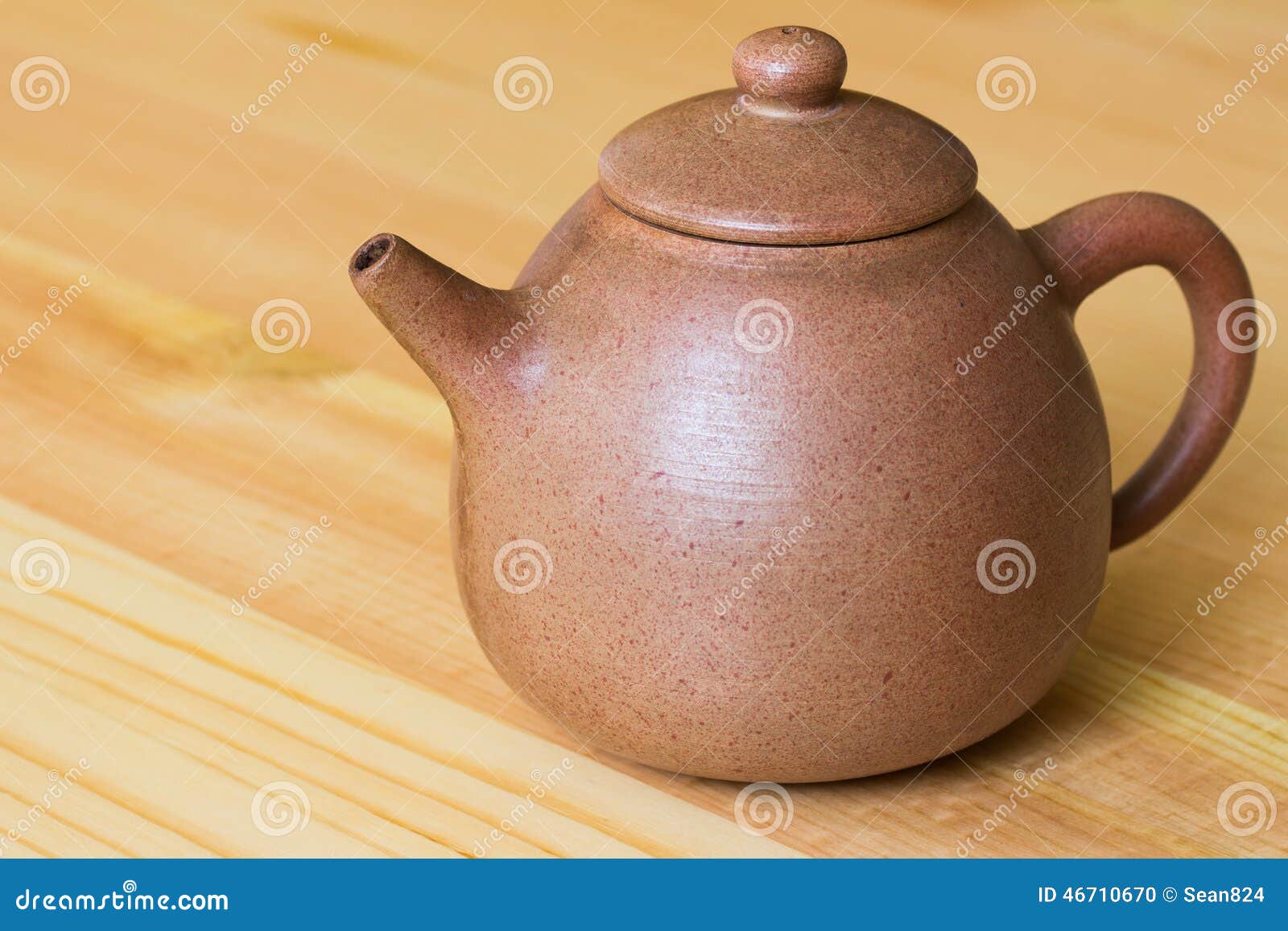 Chinese clay teapot stock photo. Image of oriental, clay 46710670