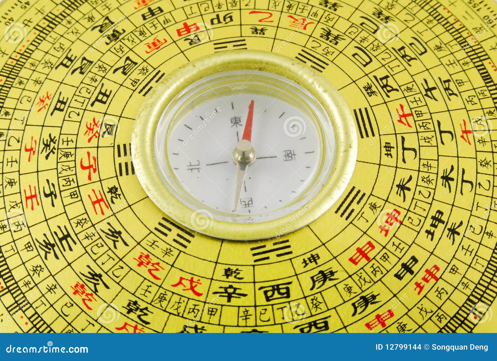 Chinese compass stock photo. Image of compass, design 12799144