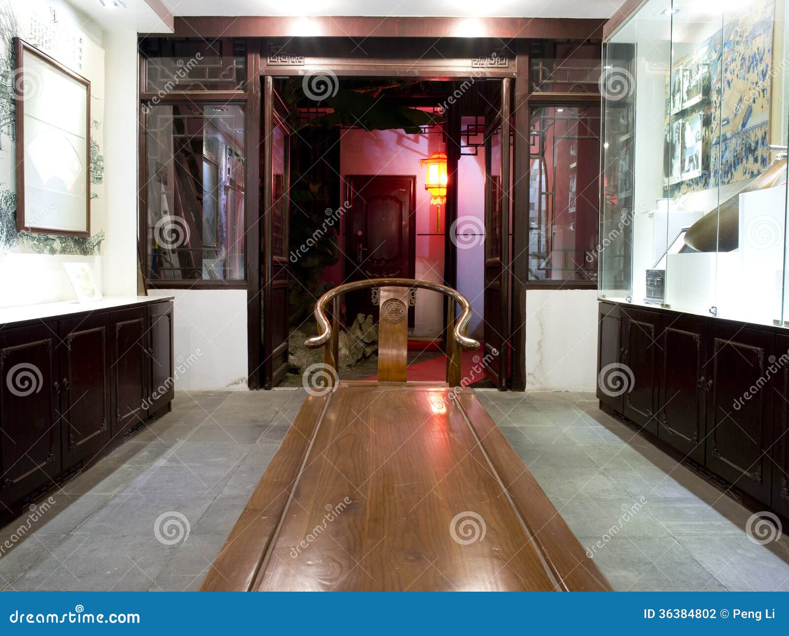 A Chinese couch stock photo. Image of dynasty, lantern 36384802