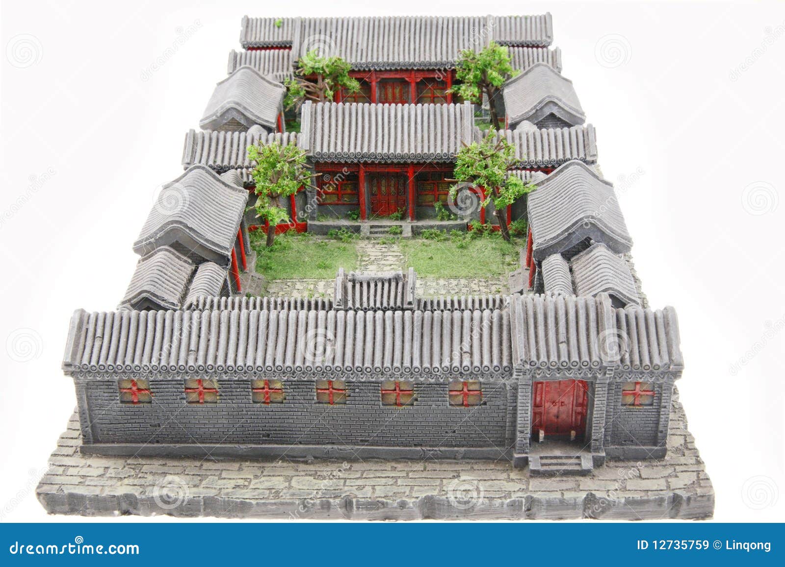 chinese courtyard model 12735759