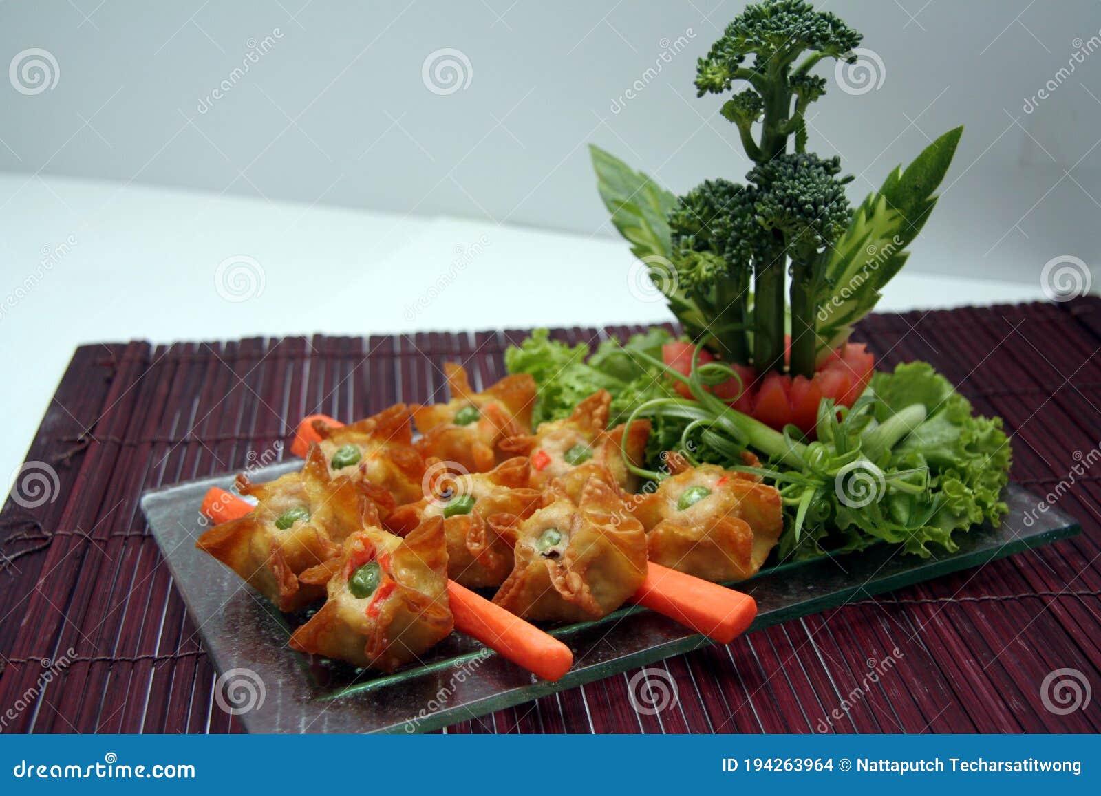 Chinese Cuisine Dumpling Deep Fried Stock Photo Image of dumpling