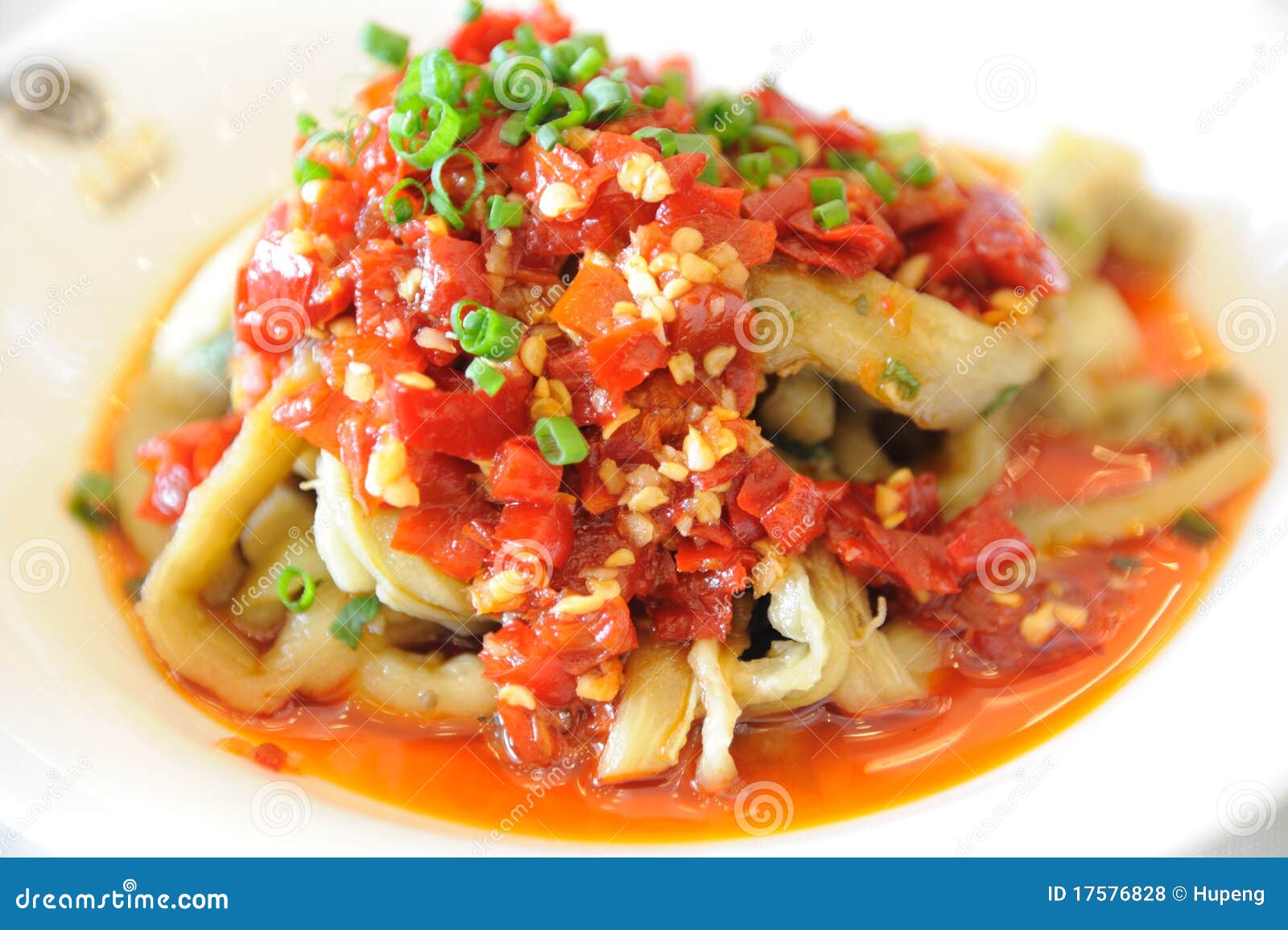 Chinese Cuisine Pork With Vegetables Deep Fried In SourSweet Sauce