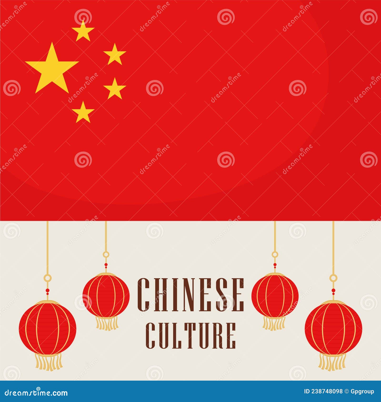Chinese culture cartel stock vector. Illustration of chinese 238748098
