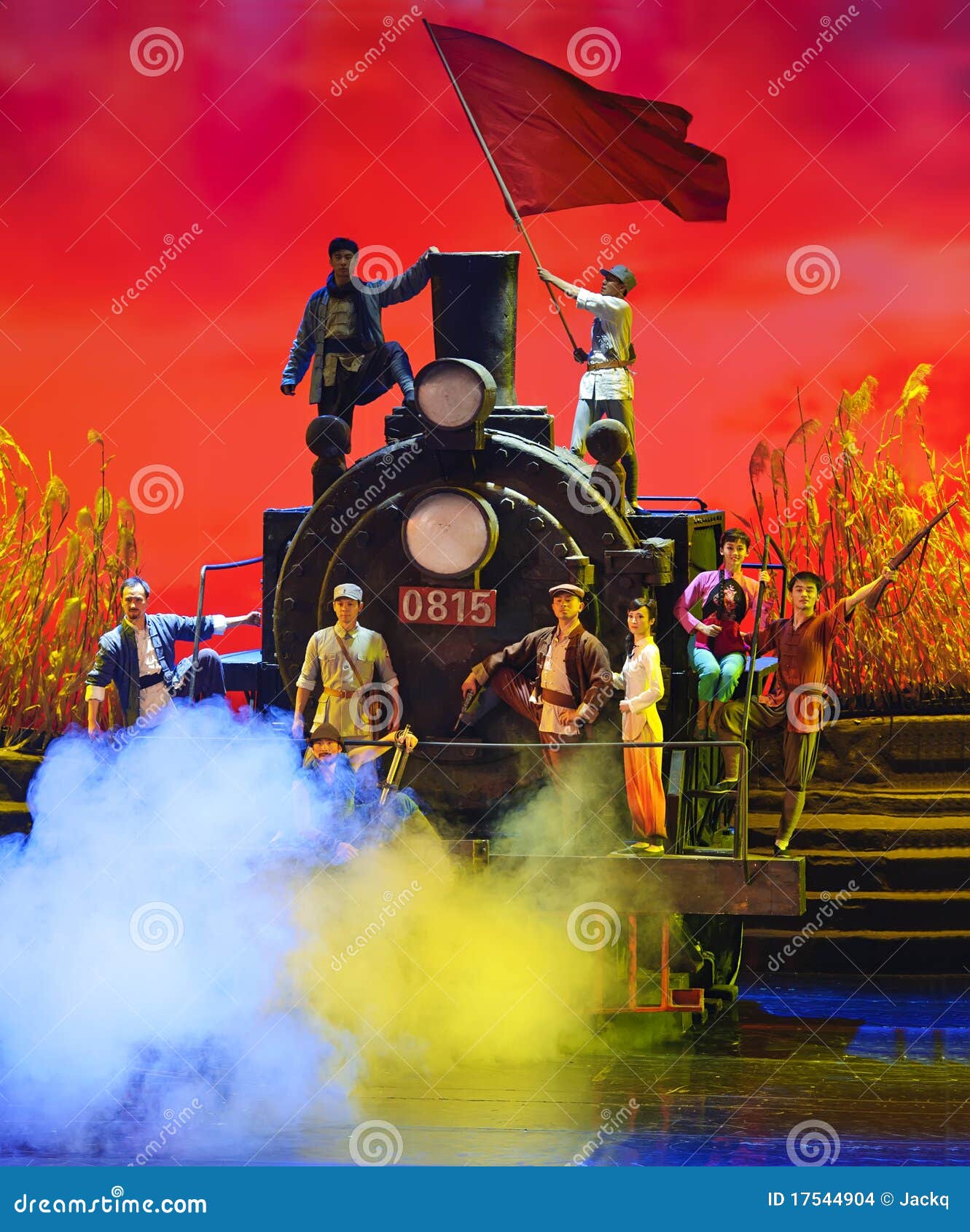 Chinese Dance Drama Railway Guerrillas Editorial Stock Image Image