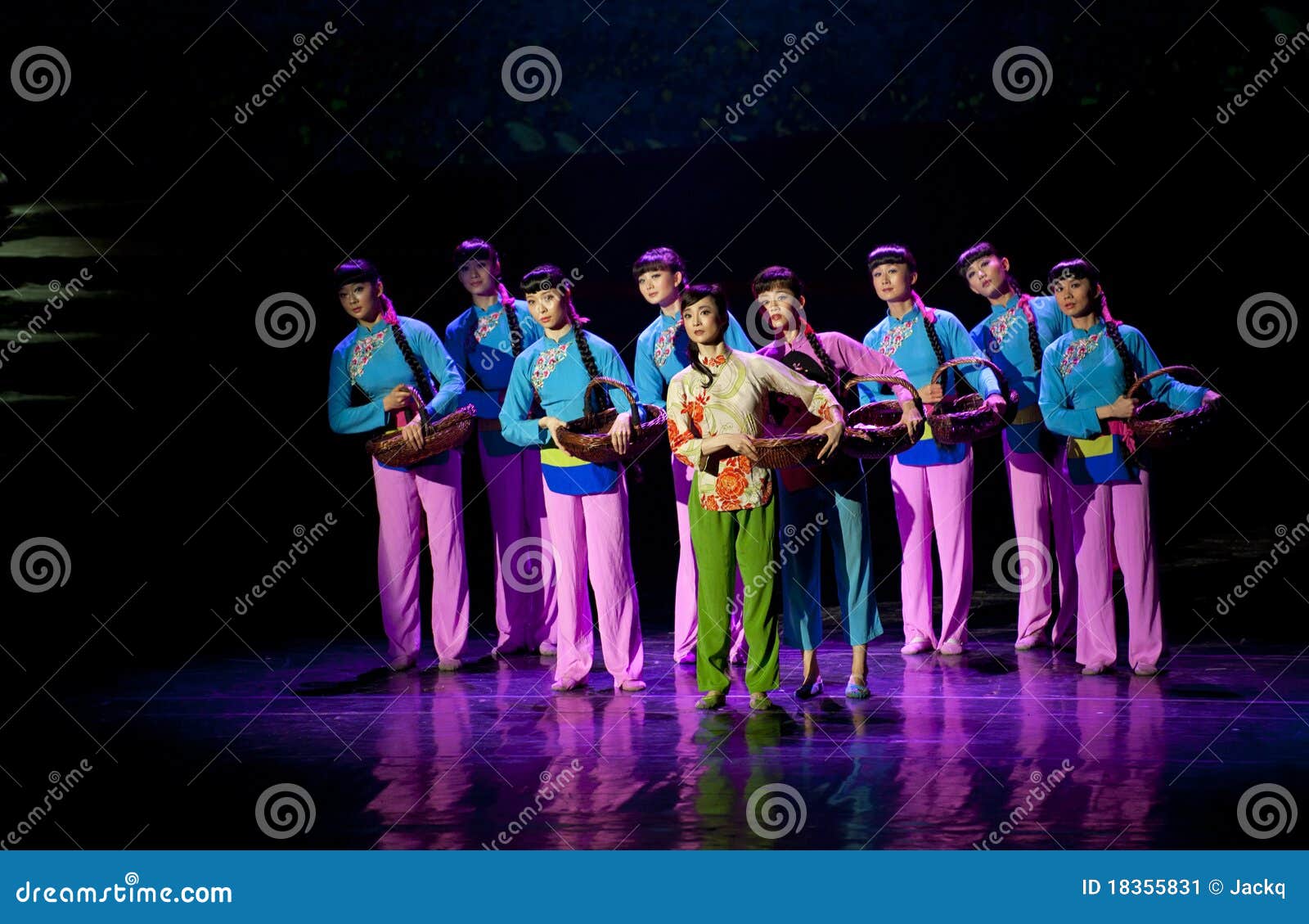 Chinese Dance Drama Railway Guerrillas Editorial Photo Image of