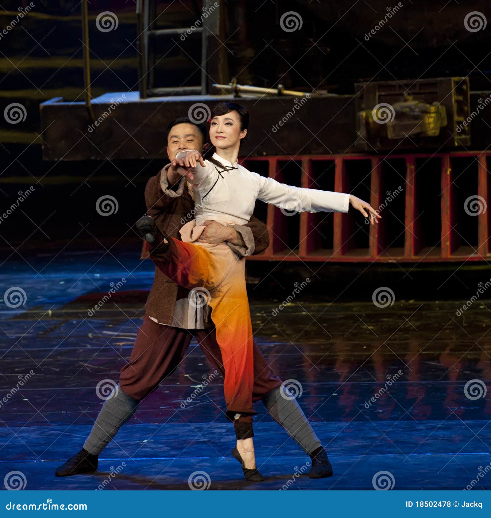 Chinese Dance Drama Railway Guerrillas Editorial Stock Photo Image