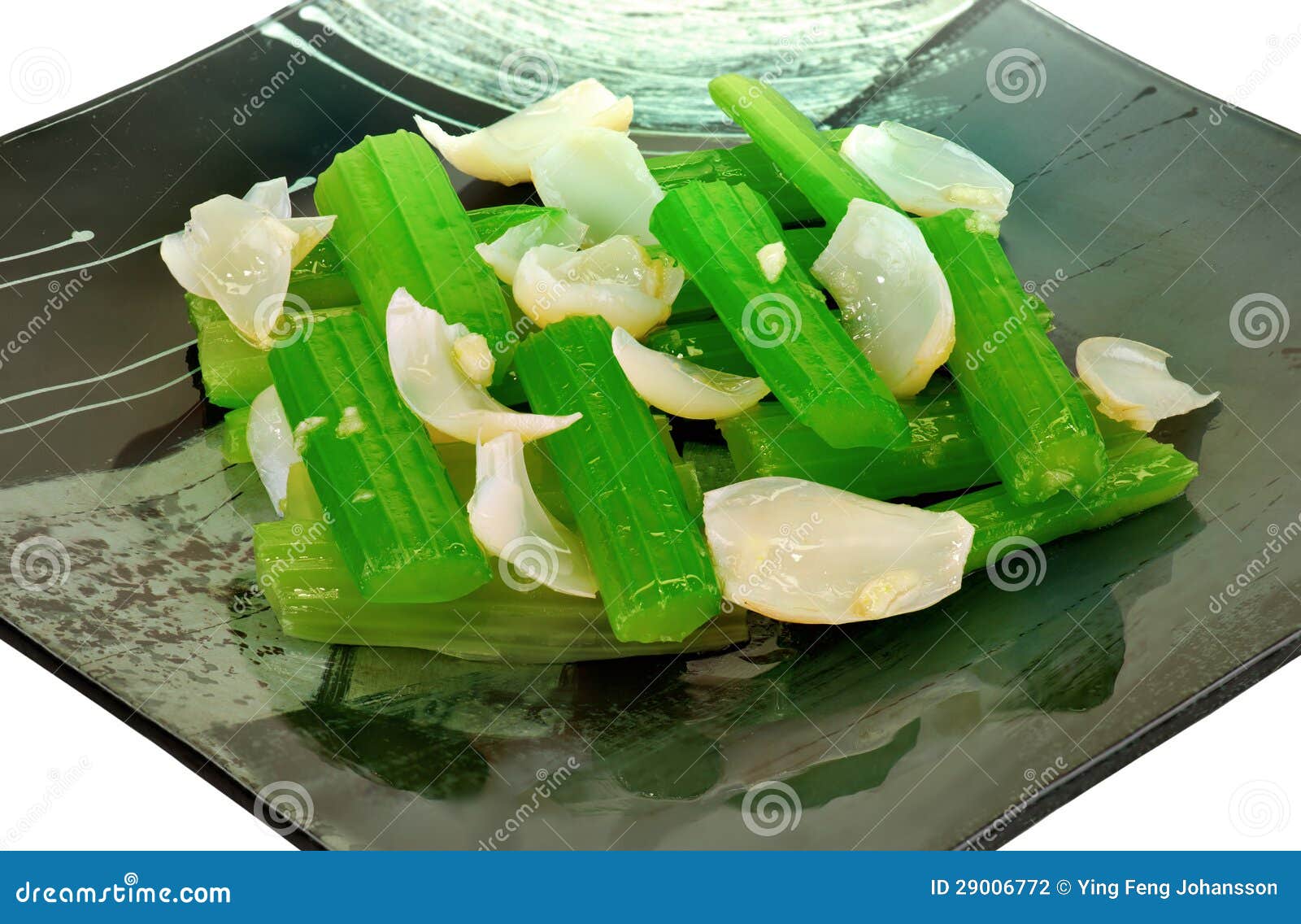 Chinese dish with celery stock photo. Image of delicious 29006772