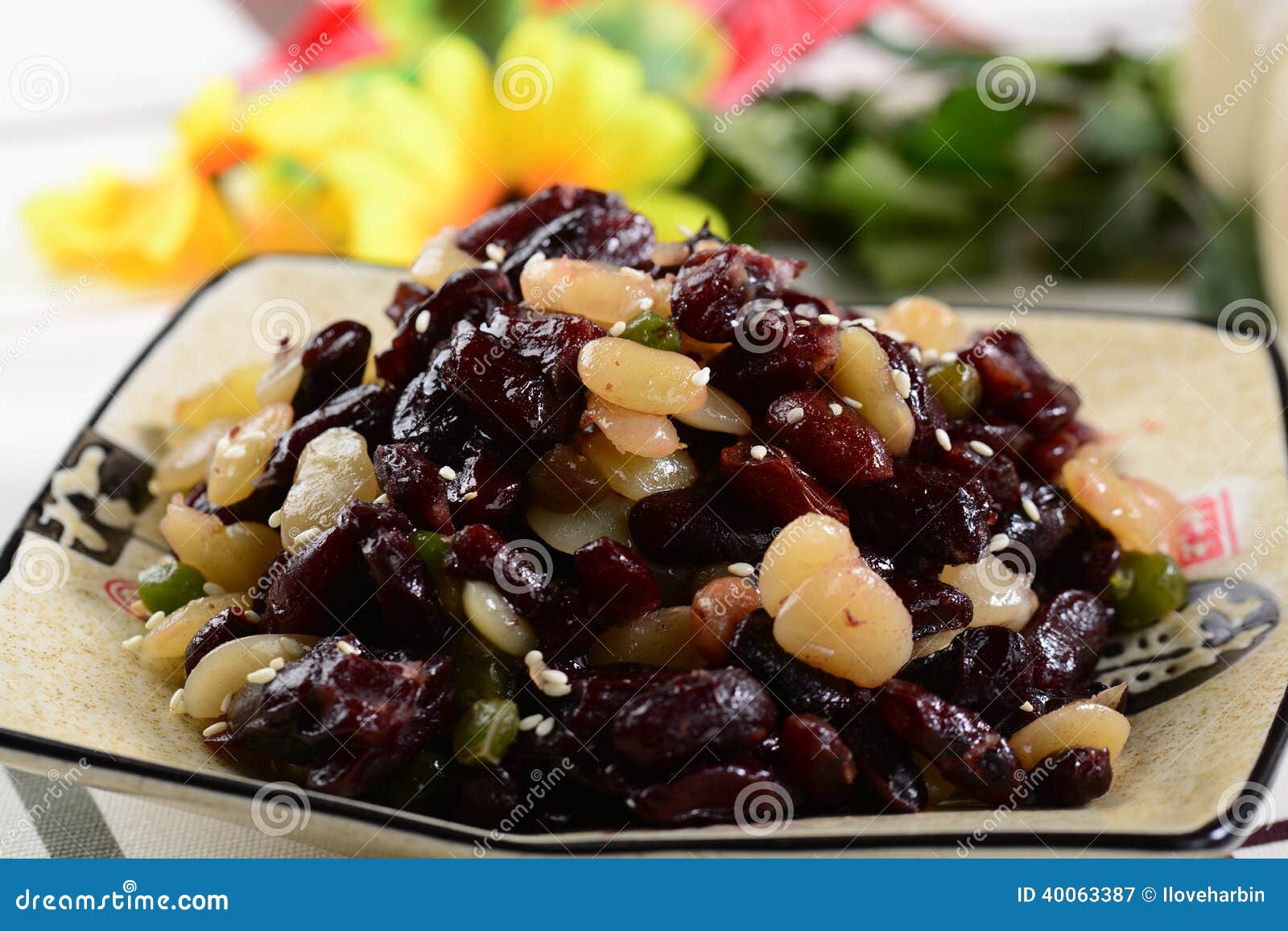 Chinese Dish stock image. Image of china, dish, bean 40063387