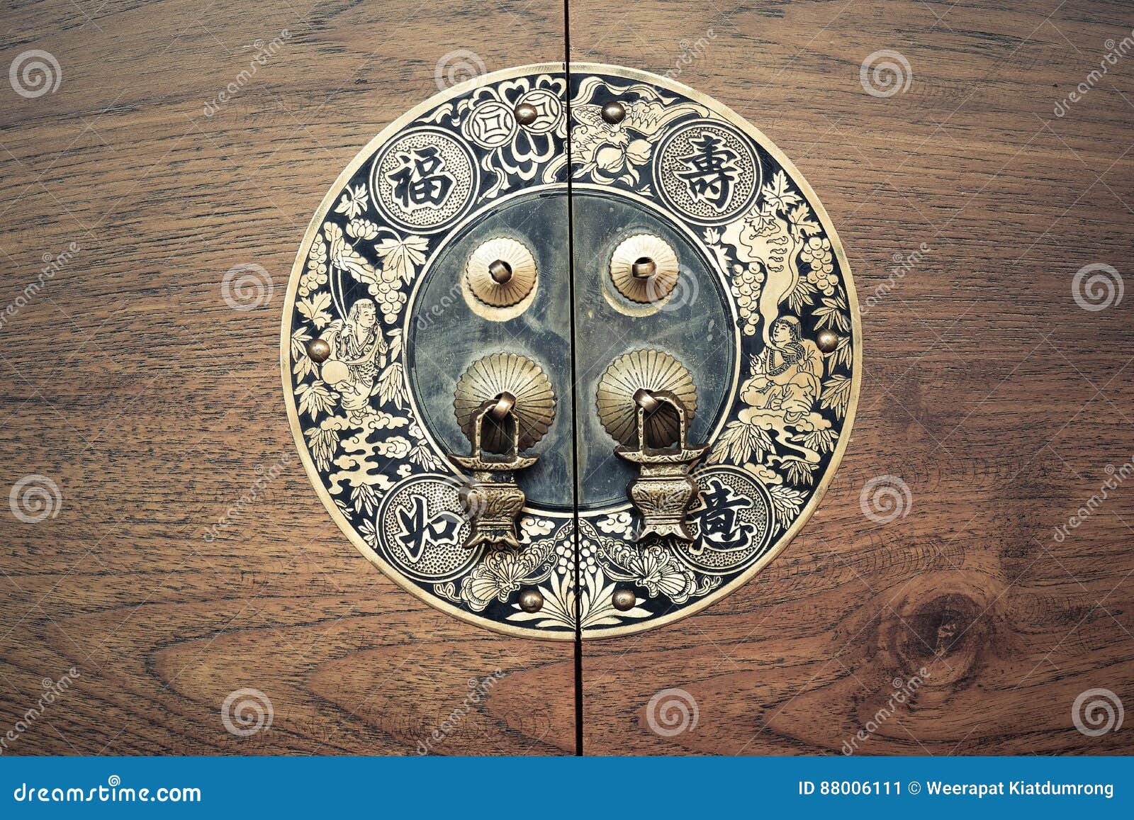 Chinese door knob stock image. Image of shiny, architecture 88006111