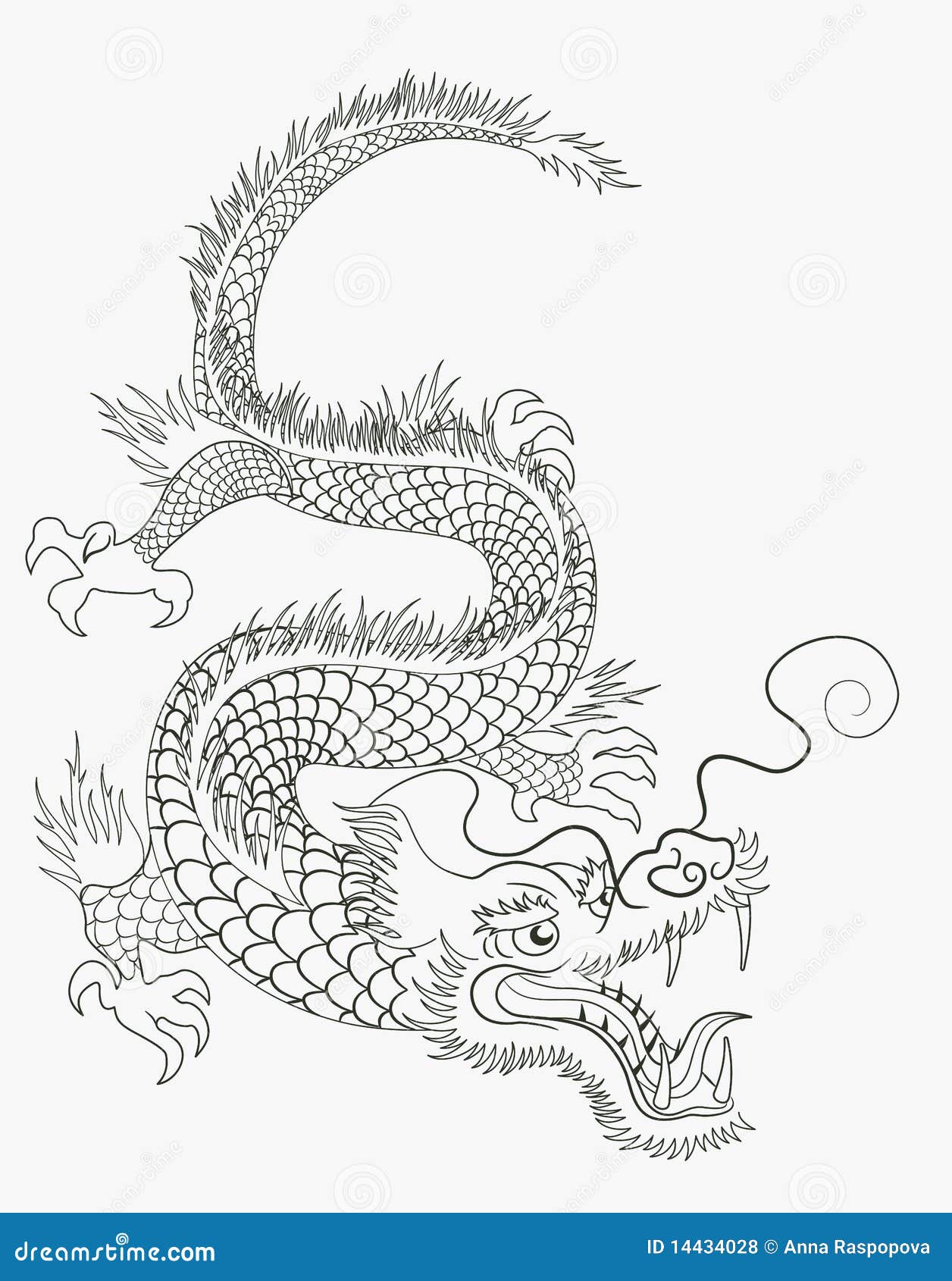 Premium Vector  An asian chinese dragon drawing one line art