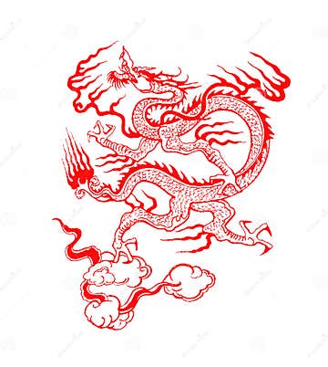 Chinese dragon stock illustration. Illustration of festival - 3991905