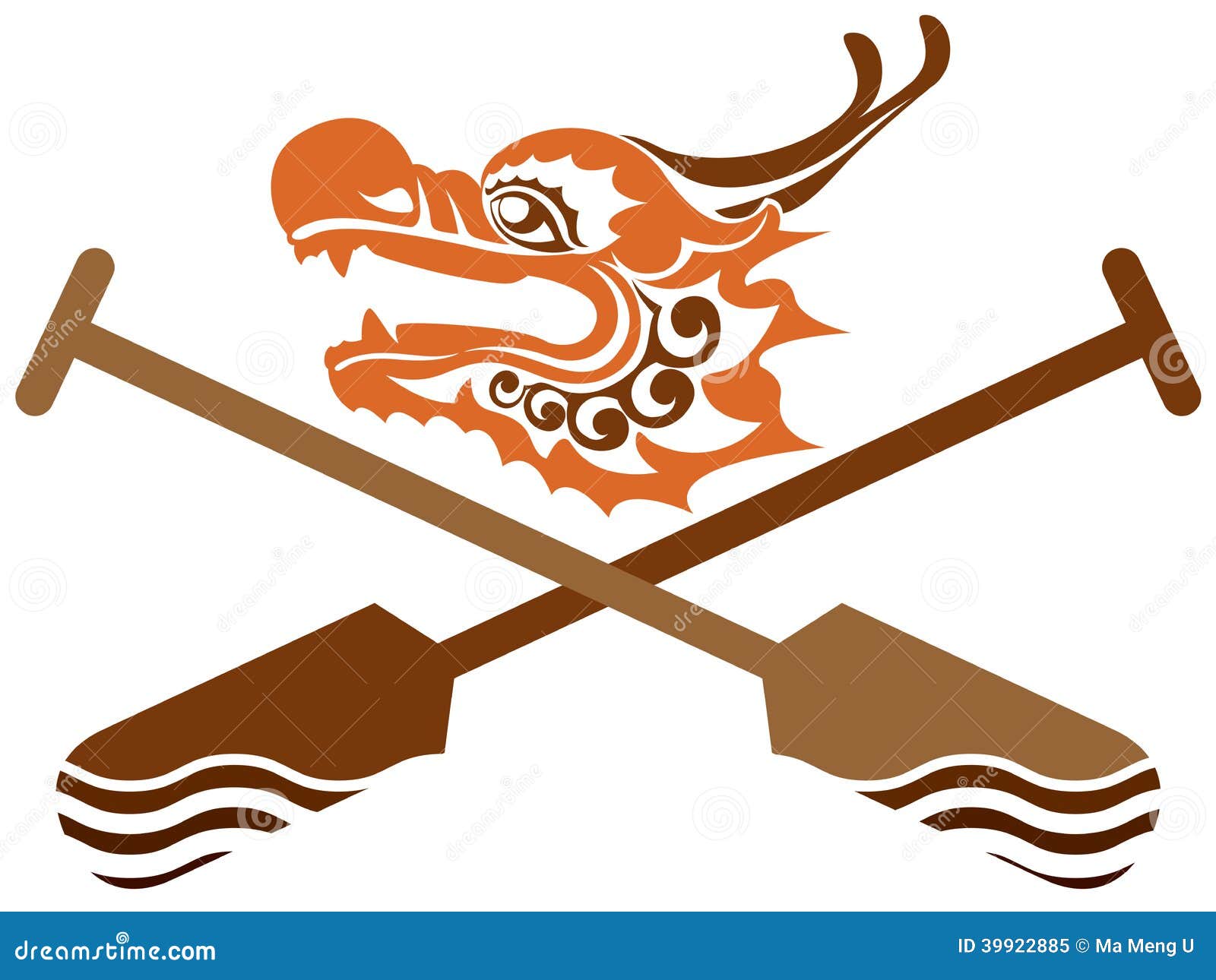 chinese dragon boat competition illustration stock vector