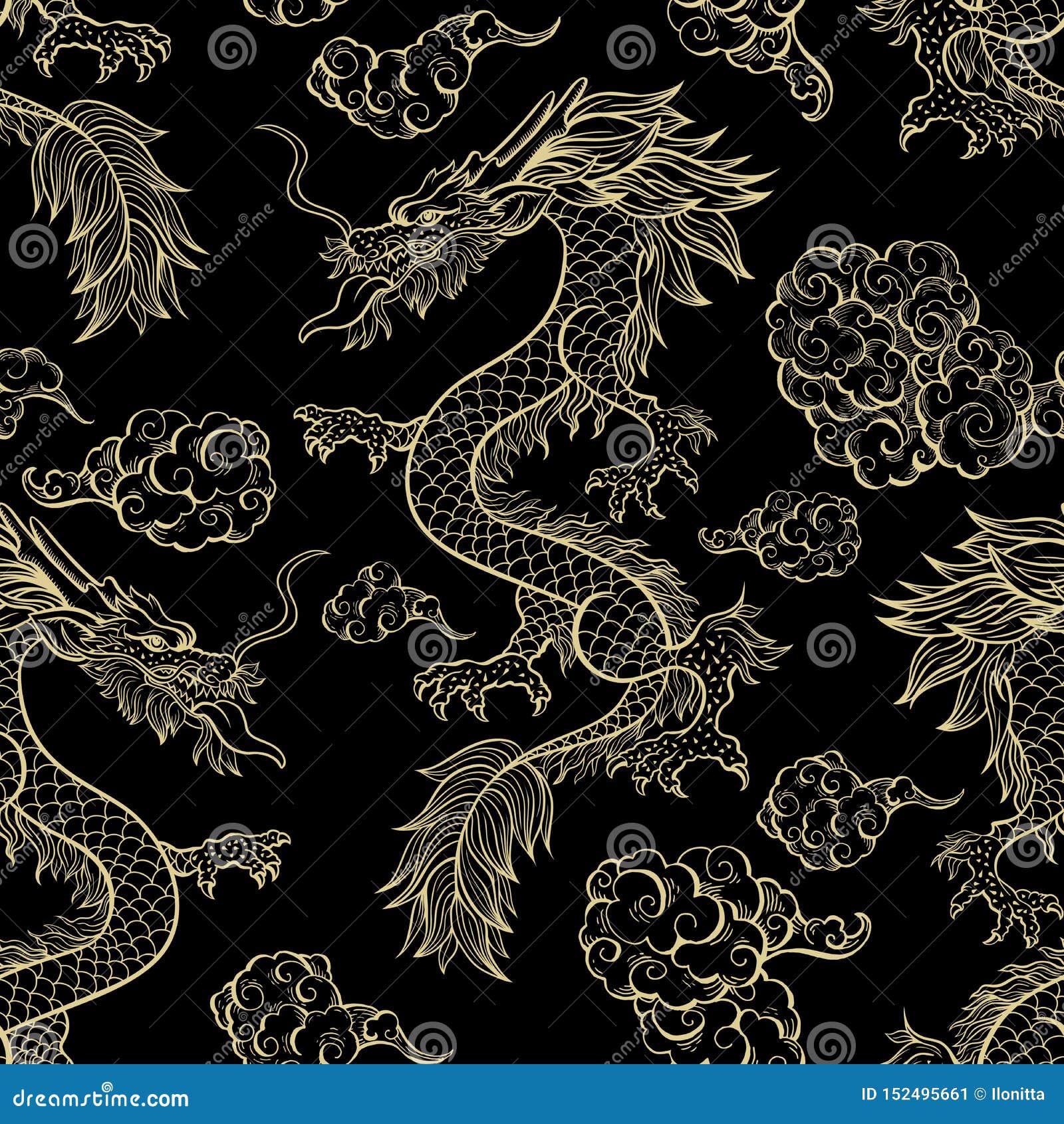 Download Chinese Dragon Wallpaper Red And Black - Sinobhishur