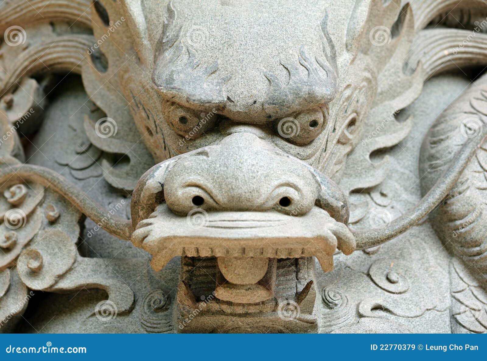 Chinese dragon statue stock image. Image of copper, golden 22770379