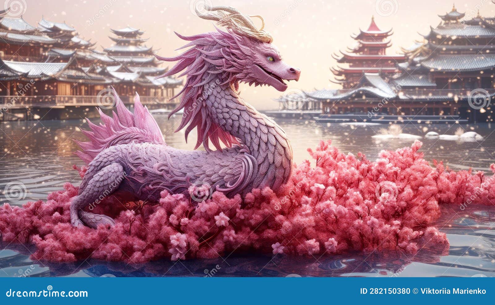 Chinese Dragon. Symbol of the New Year According To the Eastern