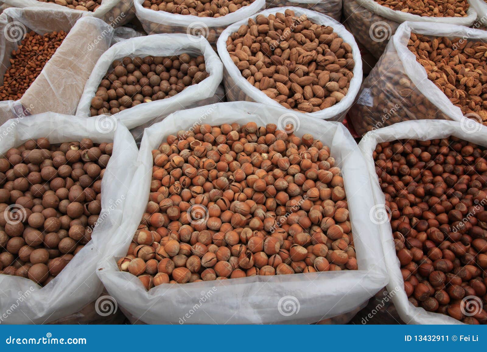 Chinese Dry Nut Stock Image Image 13432911