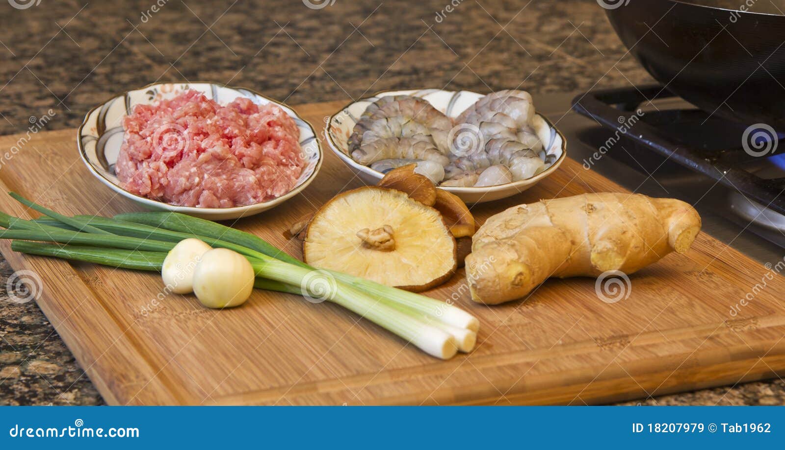 Chinese Dumpling Ingredients Stock Image Image of counters, fresh