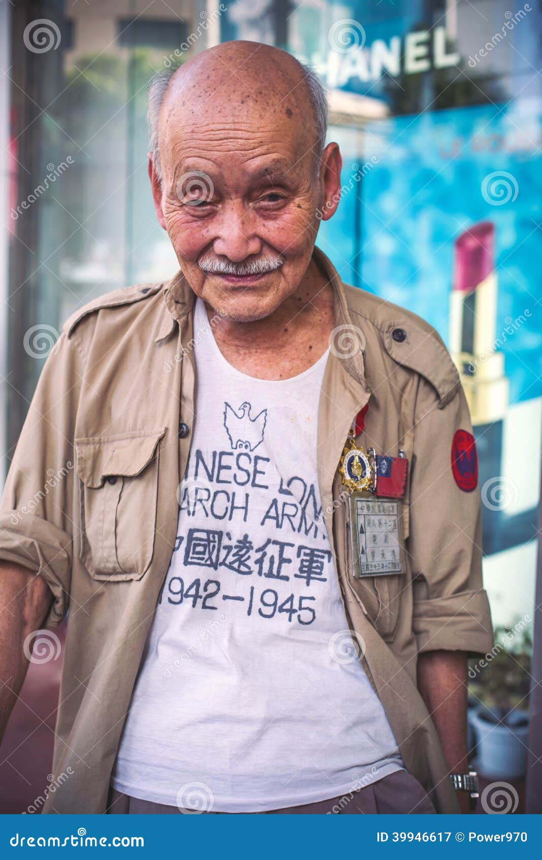 Chinese Expeditionary Force Veteran Editorial Photography Image of