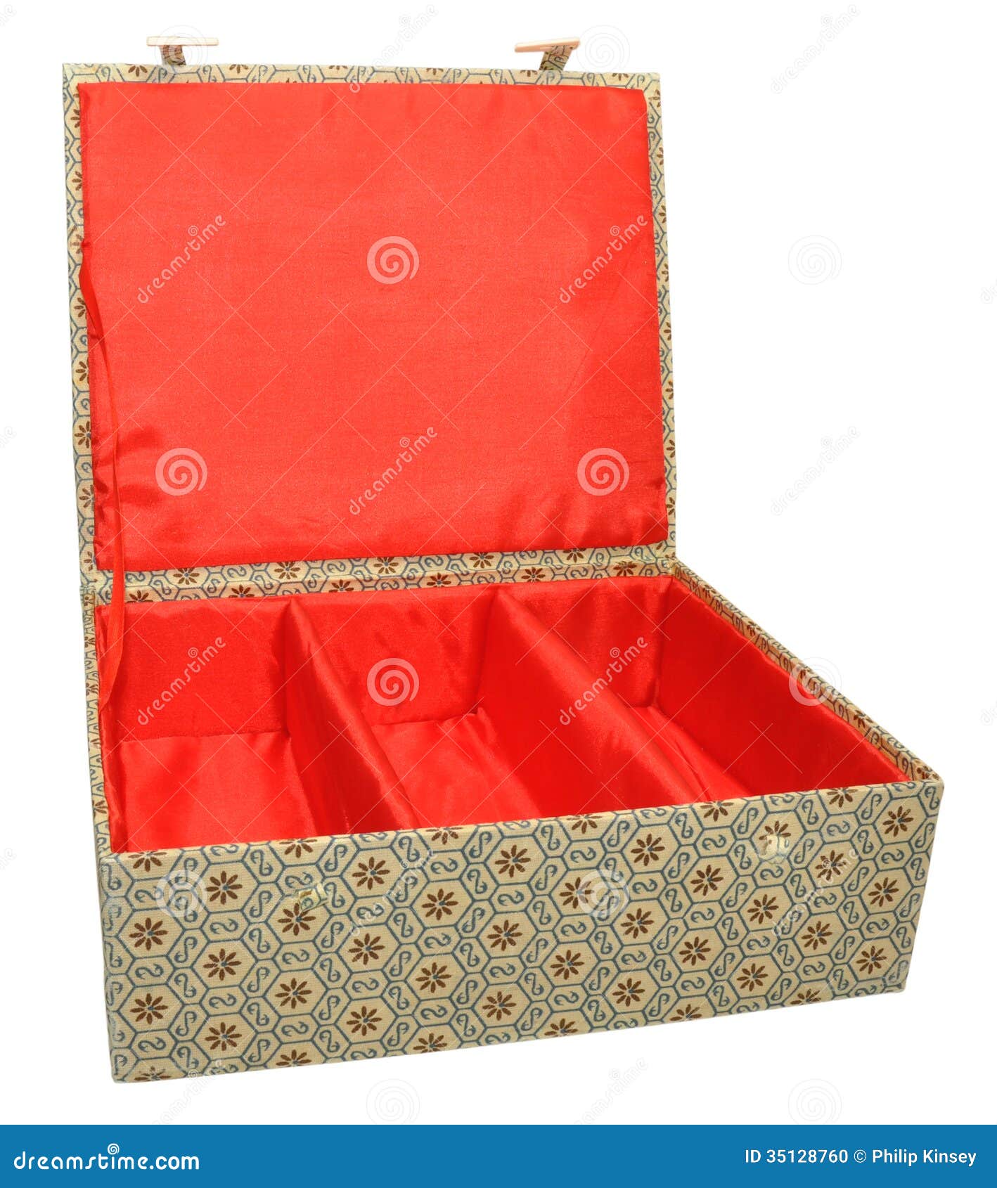 Chinese Fabric Covered Box stock photo. Image of material 35128760