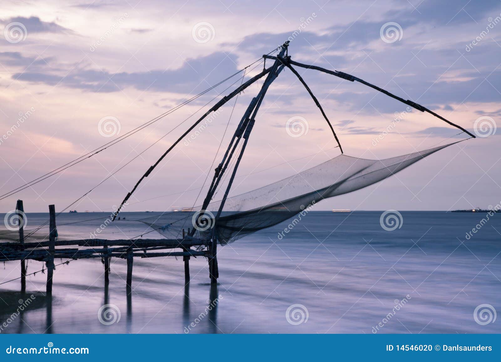 Chinese Fishing Net Fort Cochin Stock Photo - Image of culture