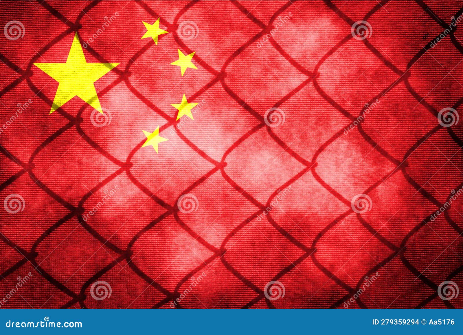 Chinese flag stock illustration. Illustration of patriotic 279359294