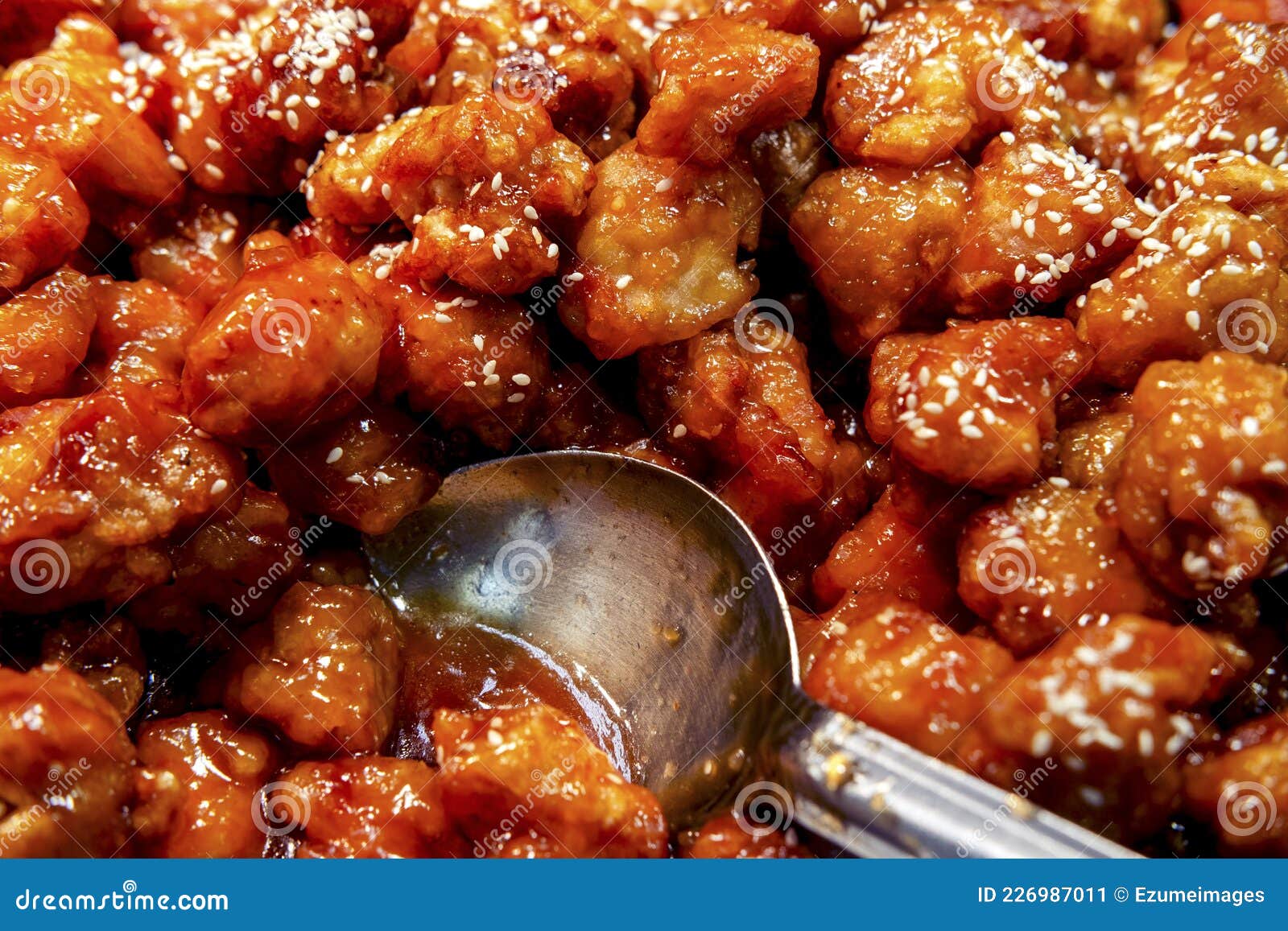 Chinese Buffet Sesame Chicken Stock Image - Image of cafeteria, cuisine:  226987011